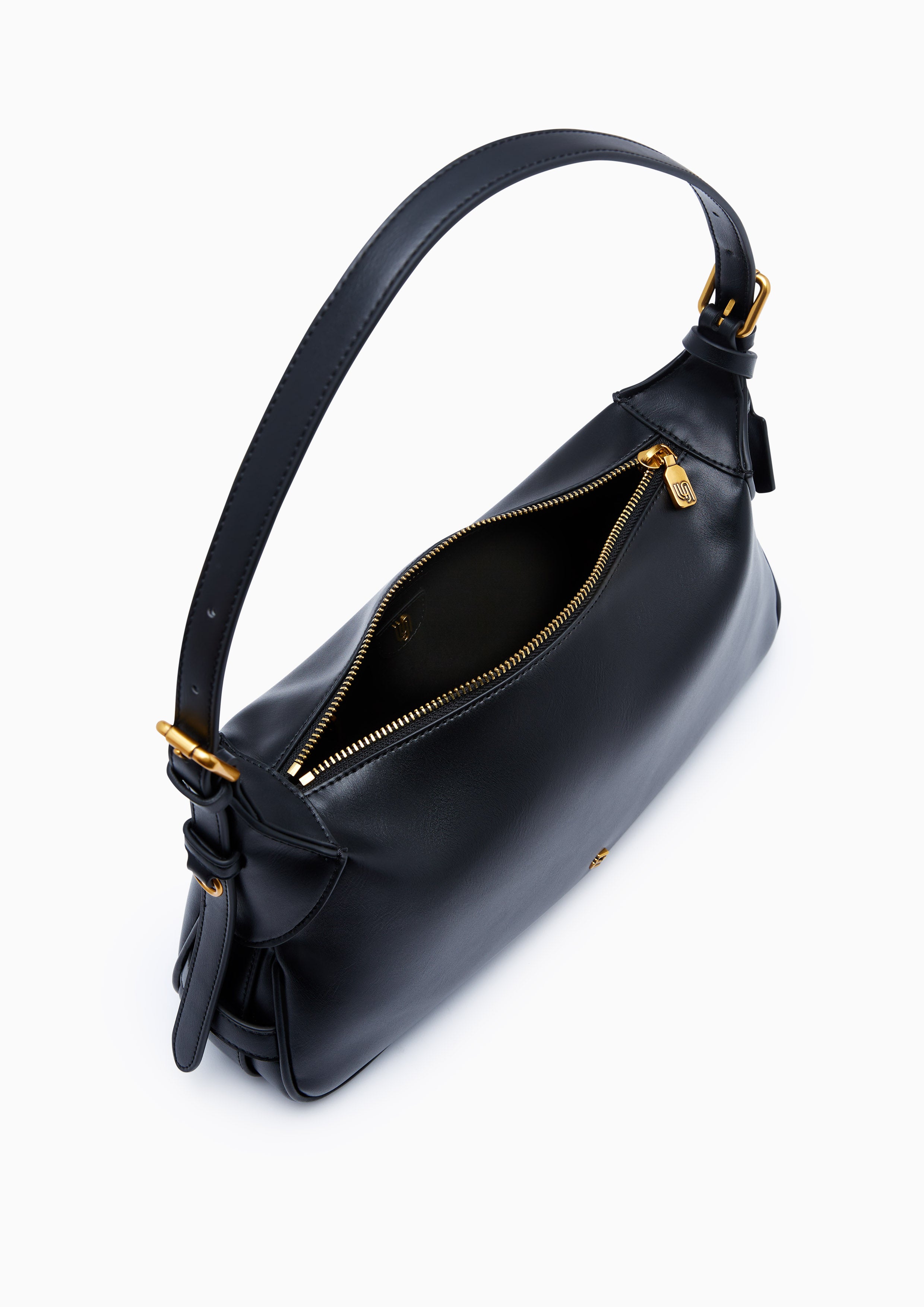 Gem M Shoulder Bag Black