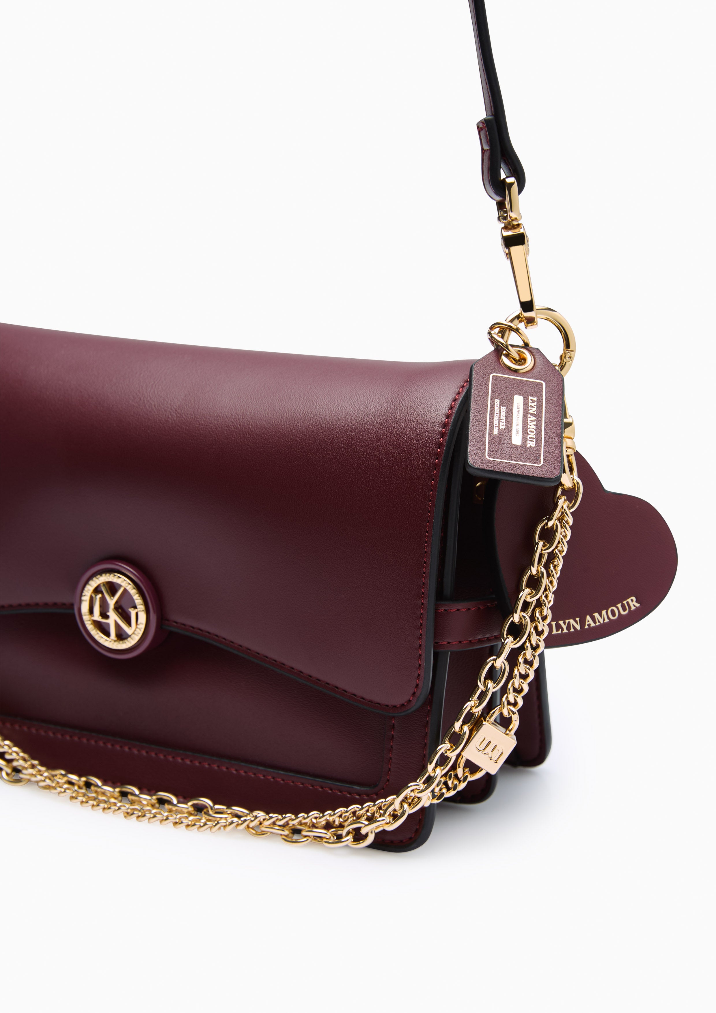 Mabel S Shoulder Bag Dark Red