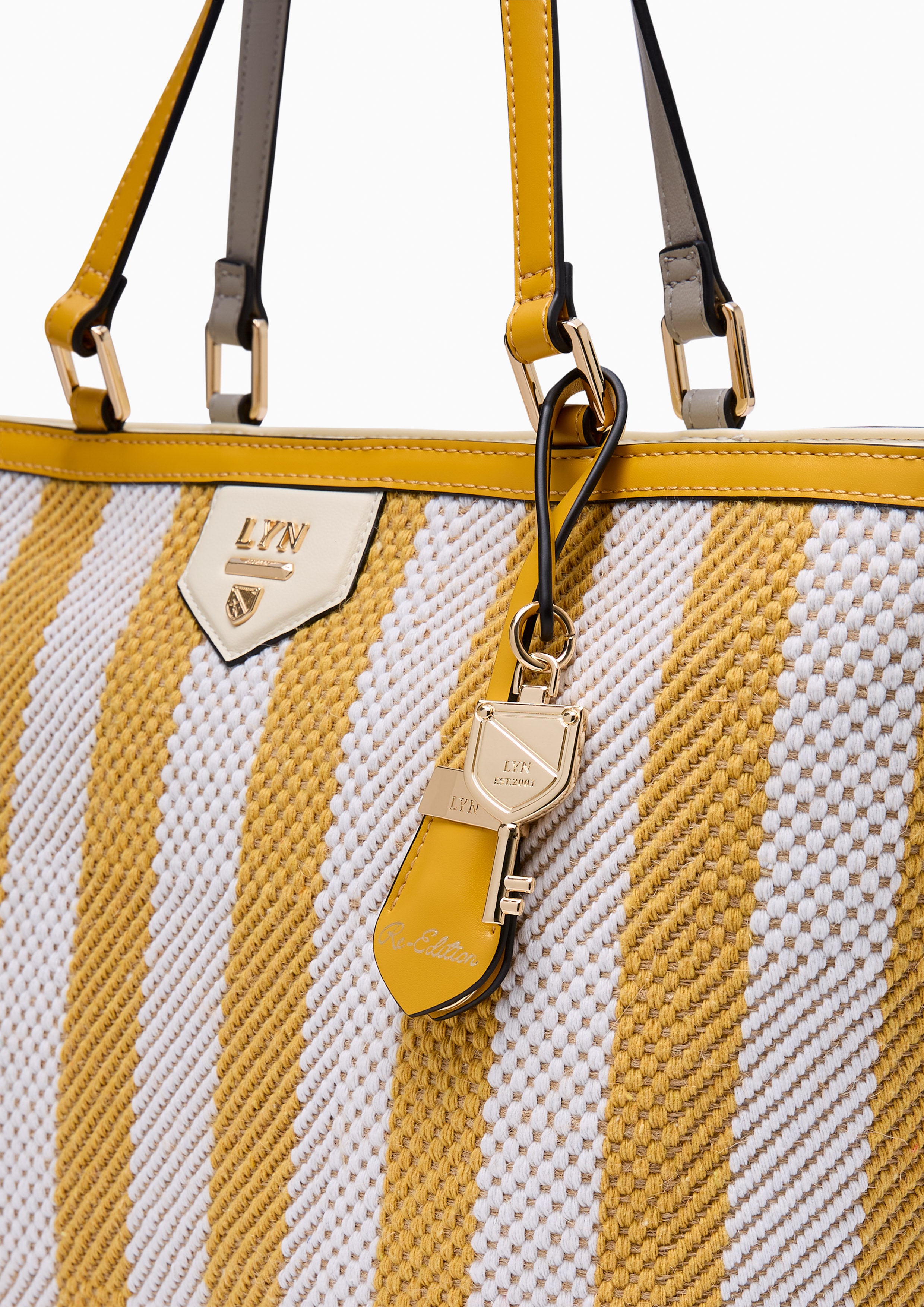 Re-Edit Holiday L Tote Bag Yellow