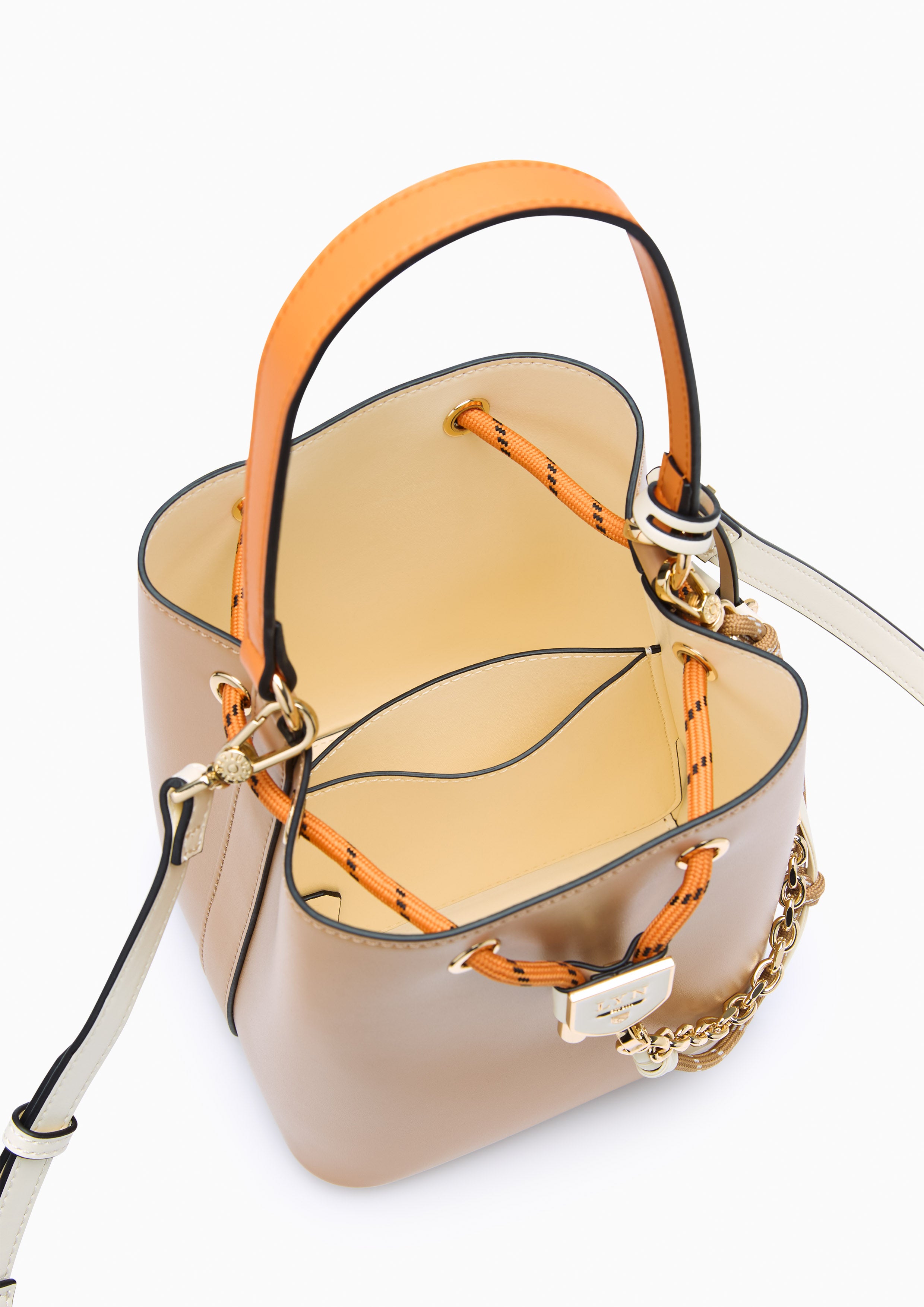 Re-Edit Explore Carina S Bucket Bag Beige