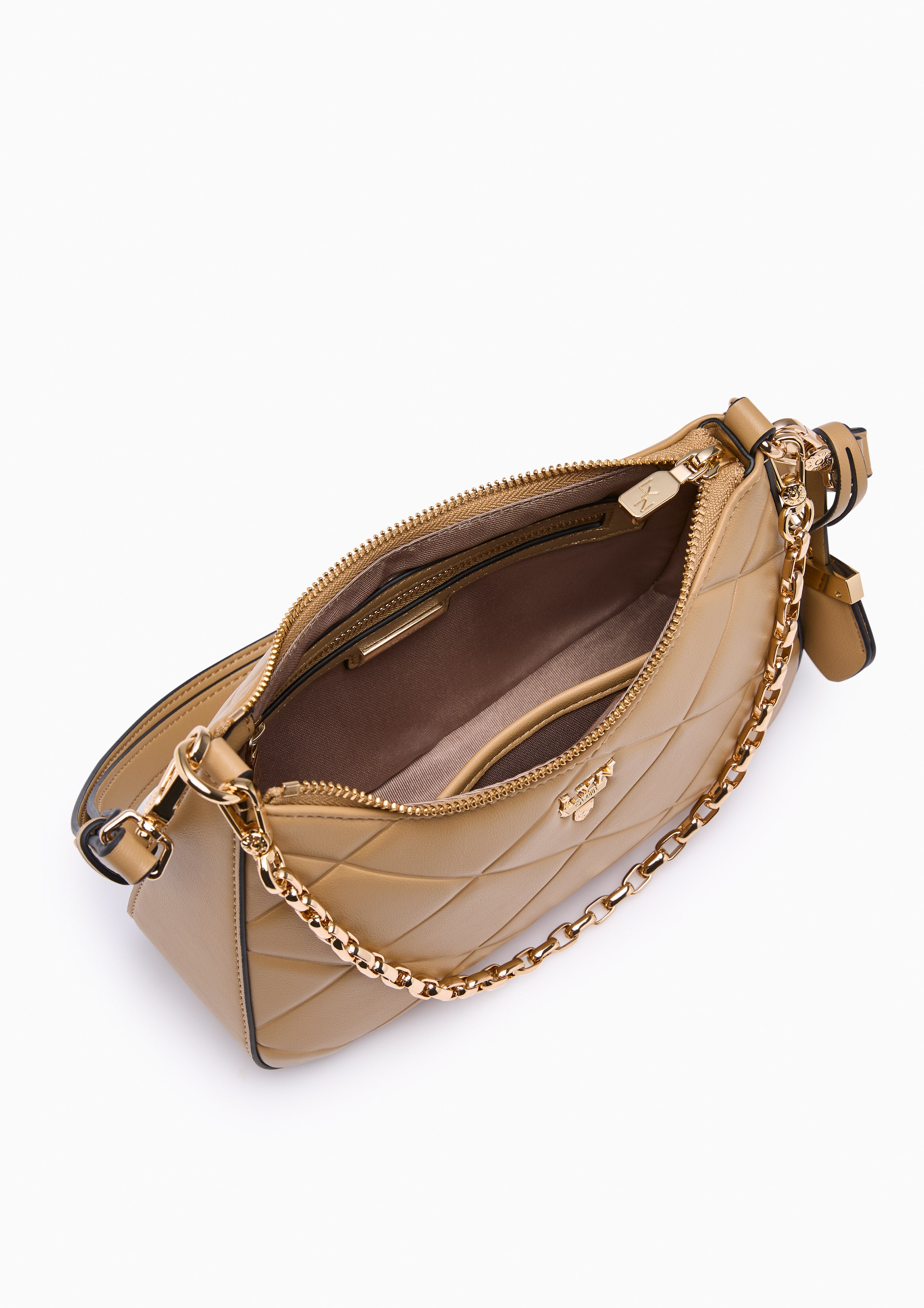 Re-Edit Rosee S Emb Shoulder Bag Brown