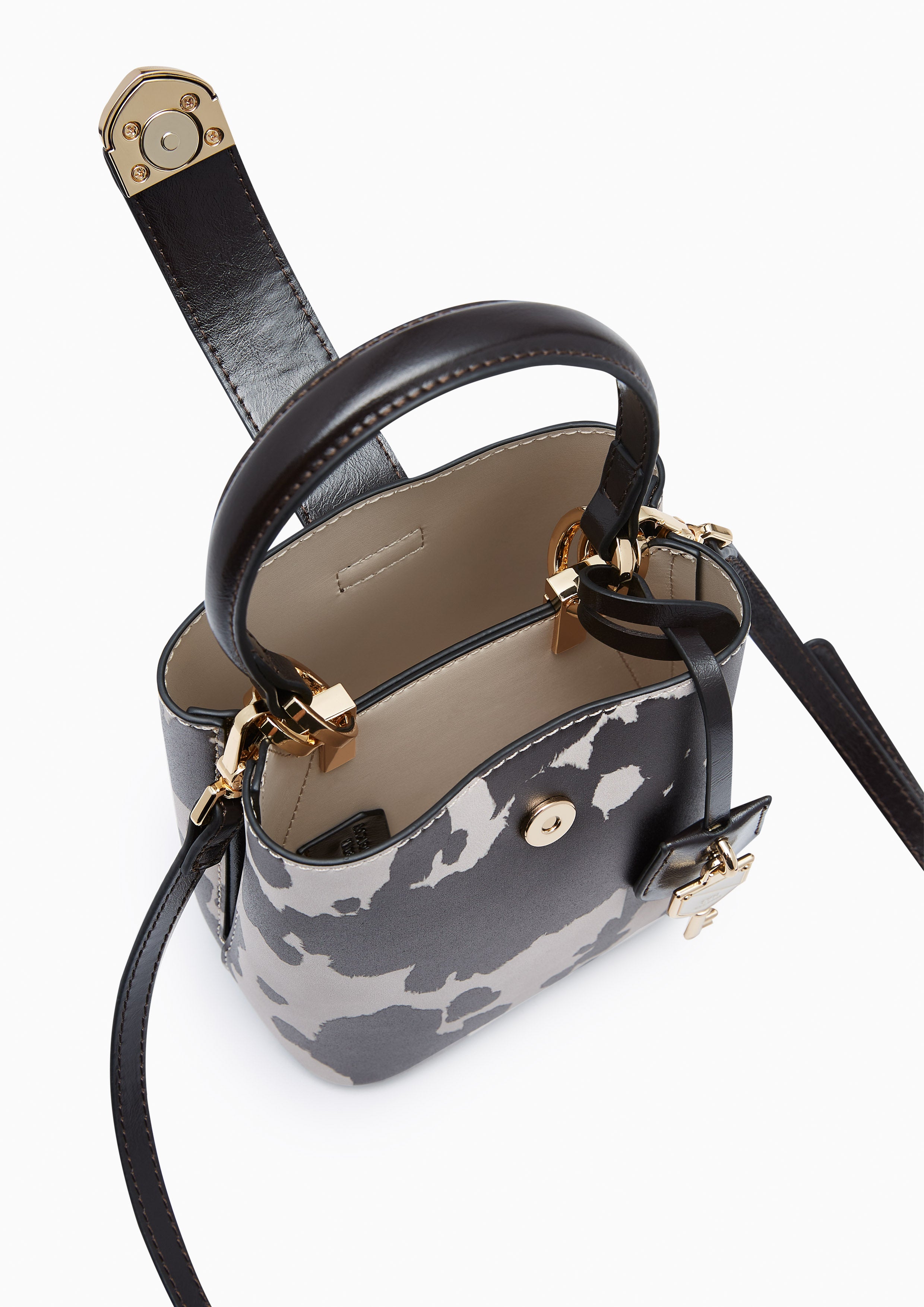 Mustang Astraea Mini Bucket Bag Dark Brown