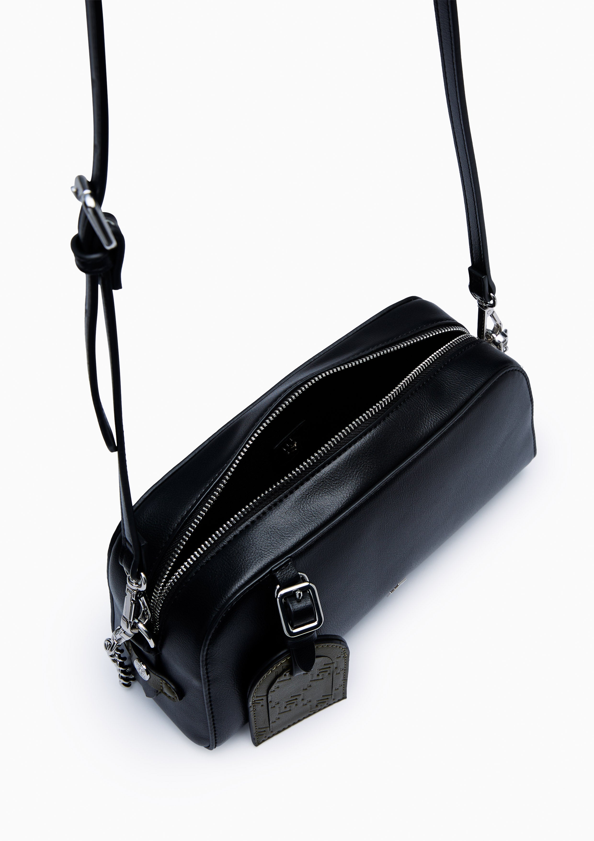 Zoll Infinite Chain Crossbody Bag Black