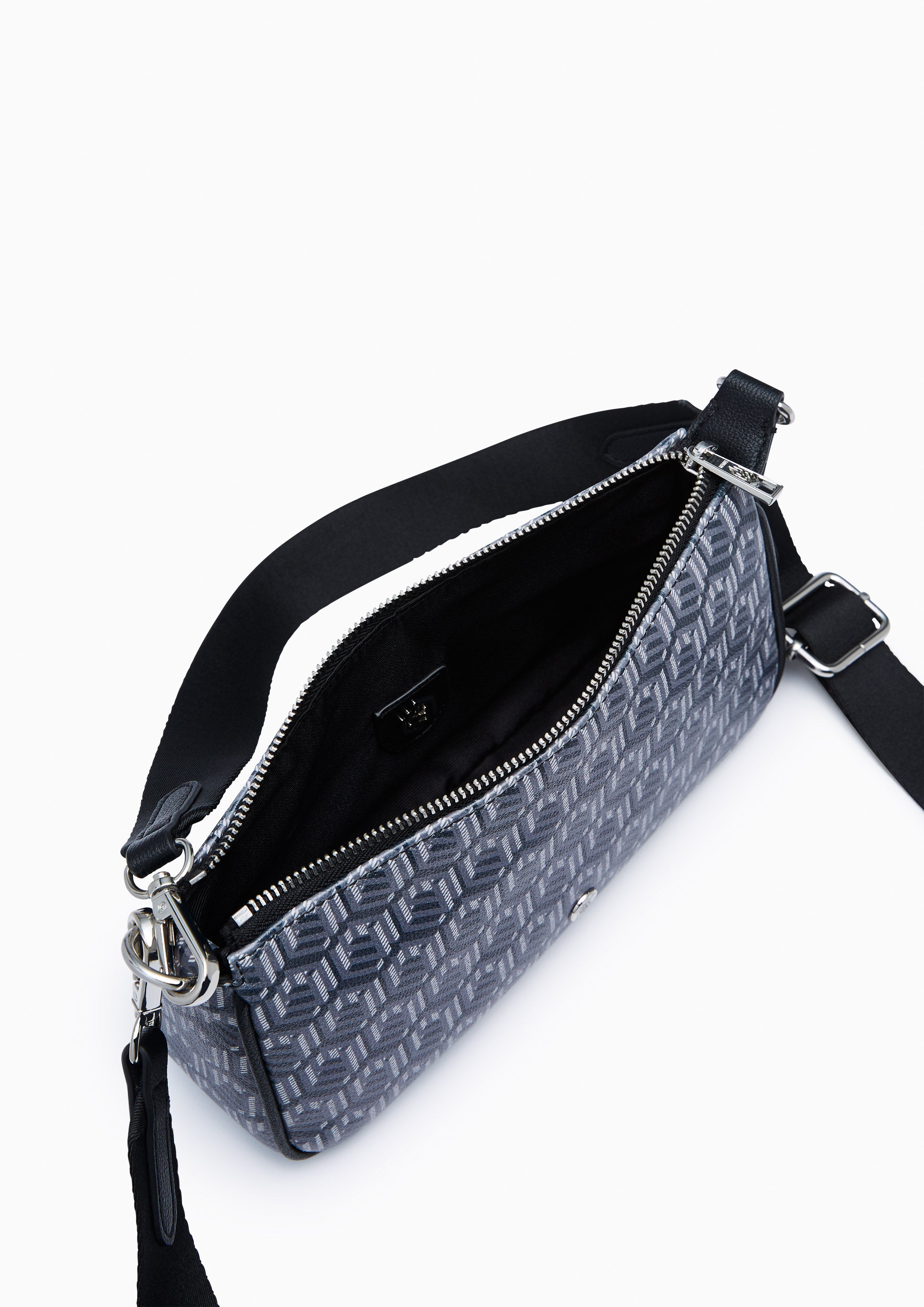 Zoll Infinite Zip Pouch Crossbody Bag Black