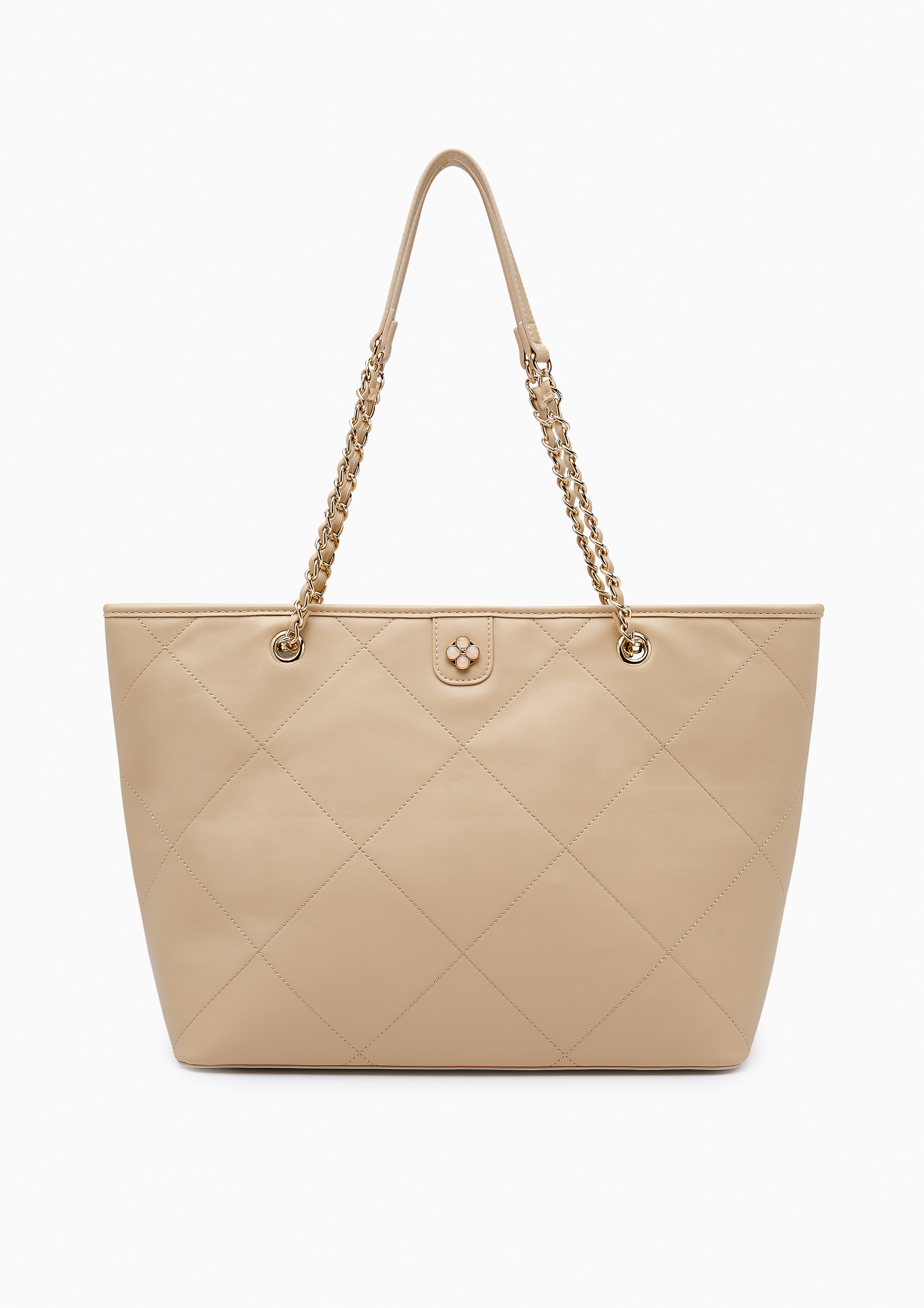 Pottie M Tote Bag Beige