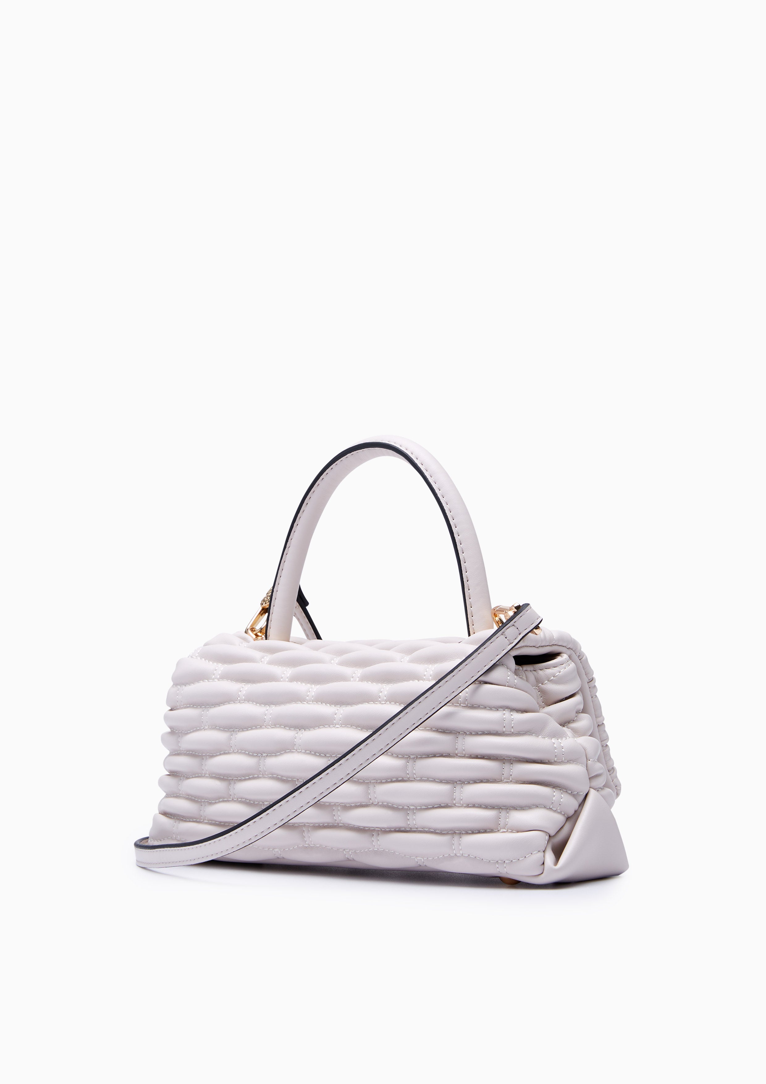 Berlyn Quilt Top Handle Bag Ivory