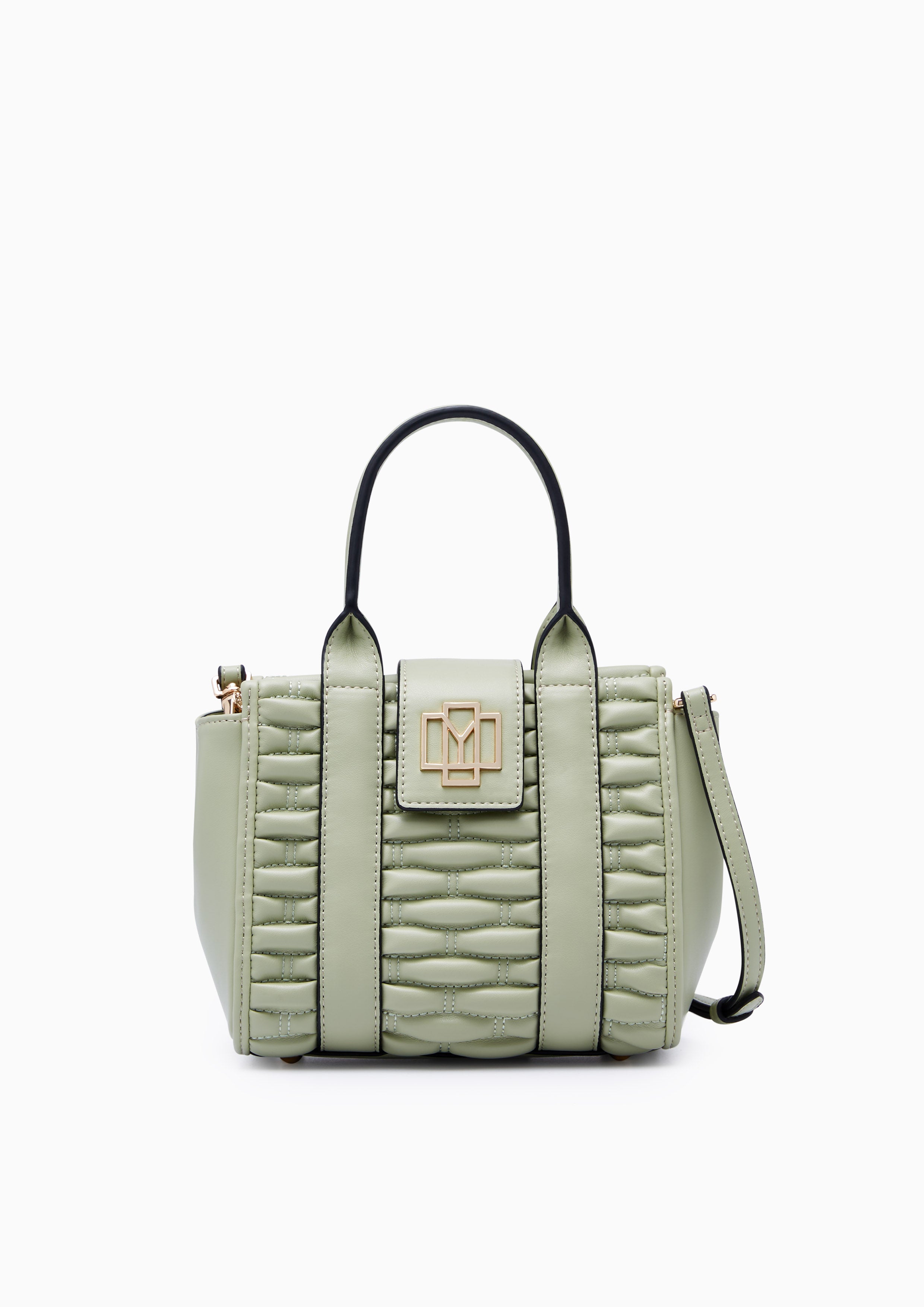 Berlyn Quilt Handbag Green