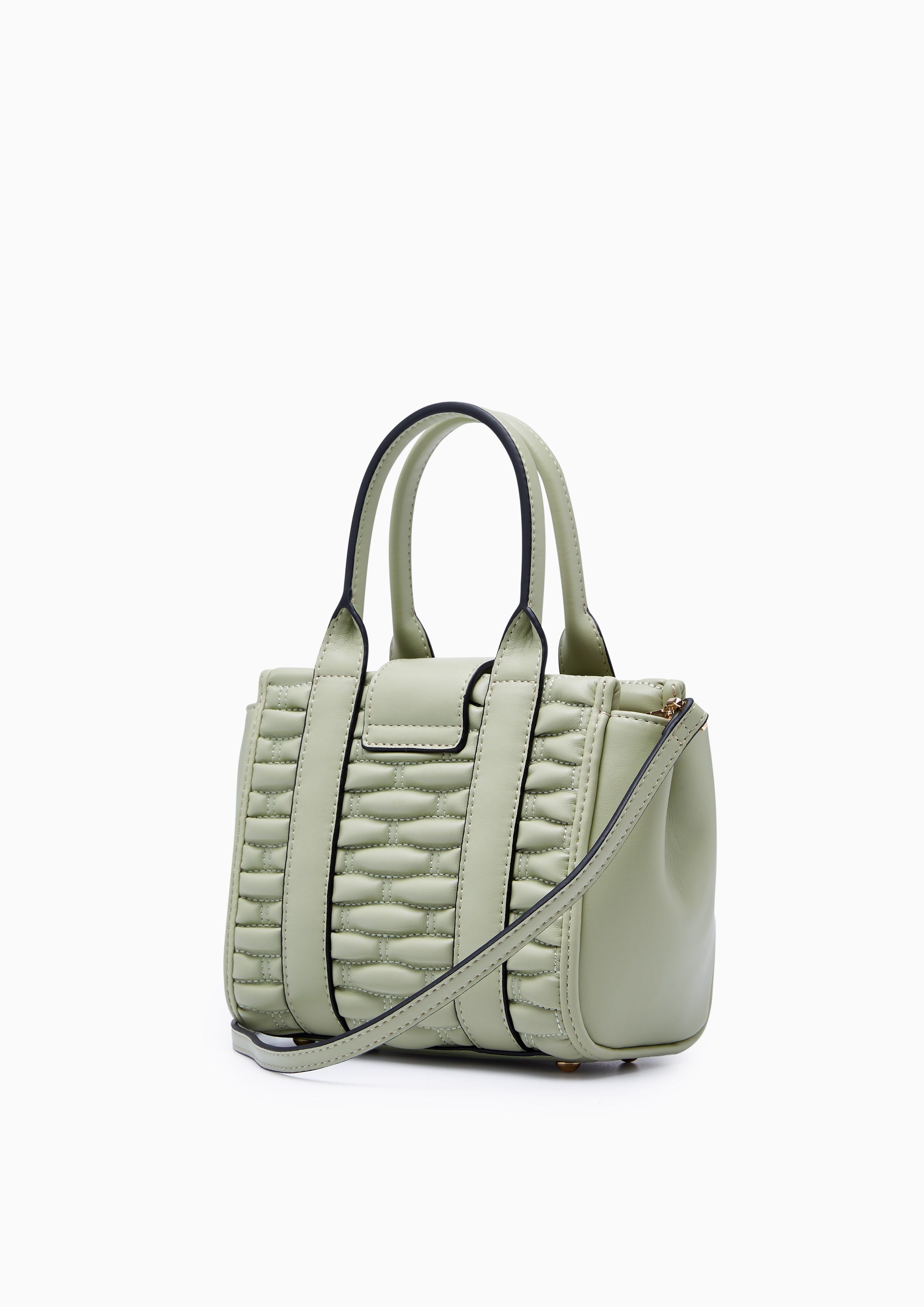 Berlyn Quilt Handbag Green