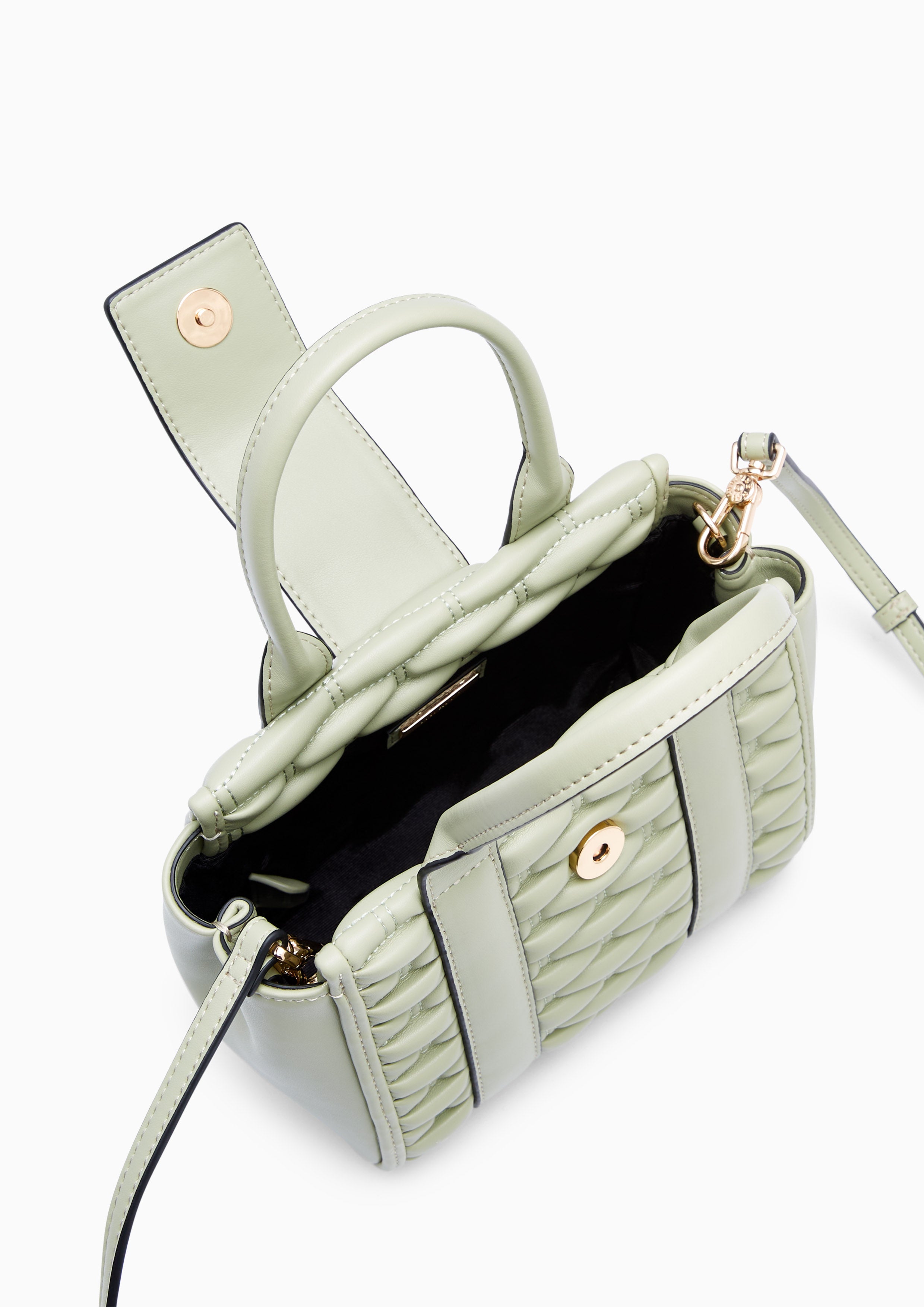 Berlyn Quilt Handbag Green