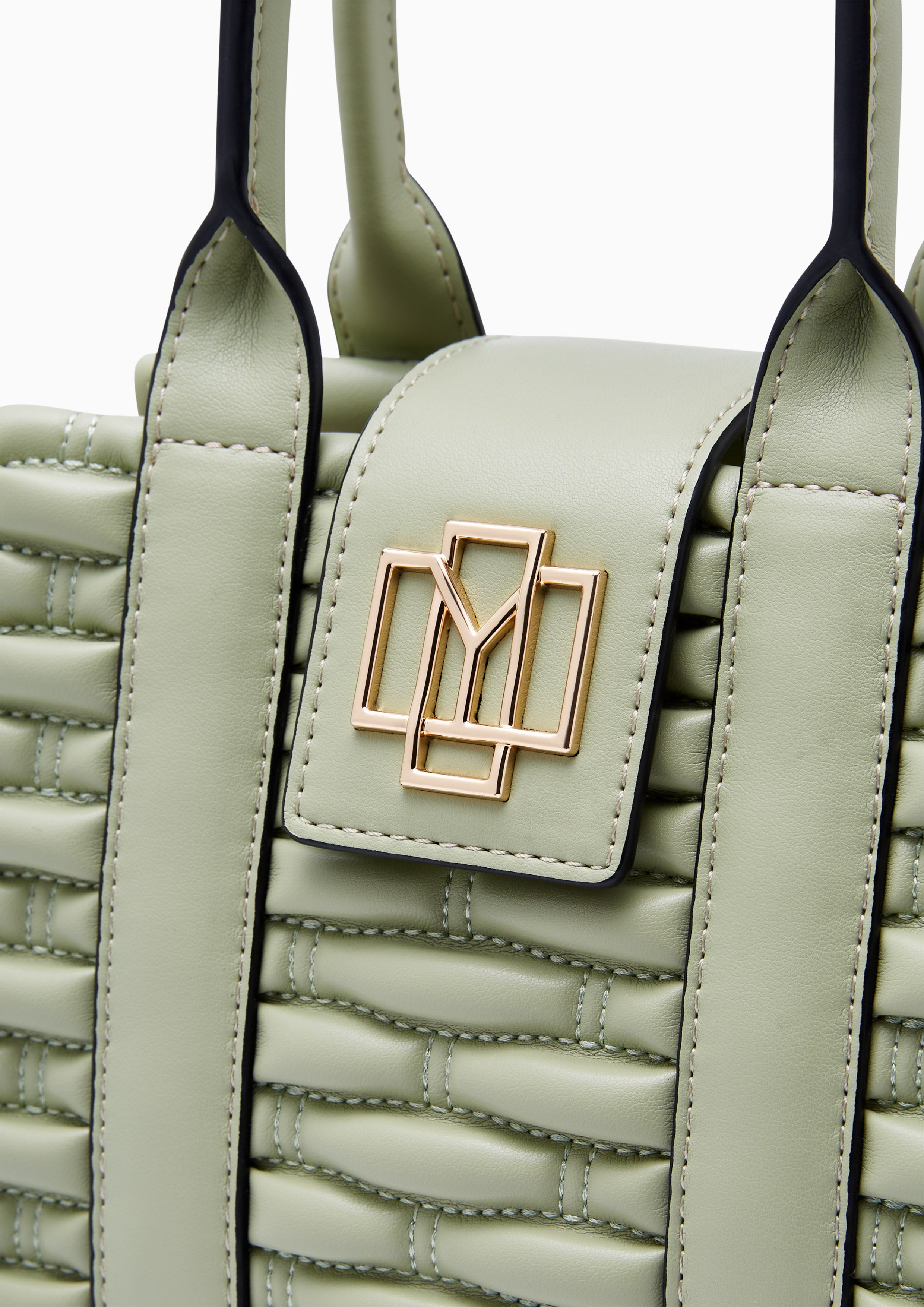 Berlyn Quilt Handbag Green