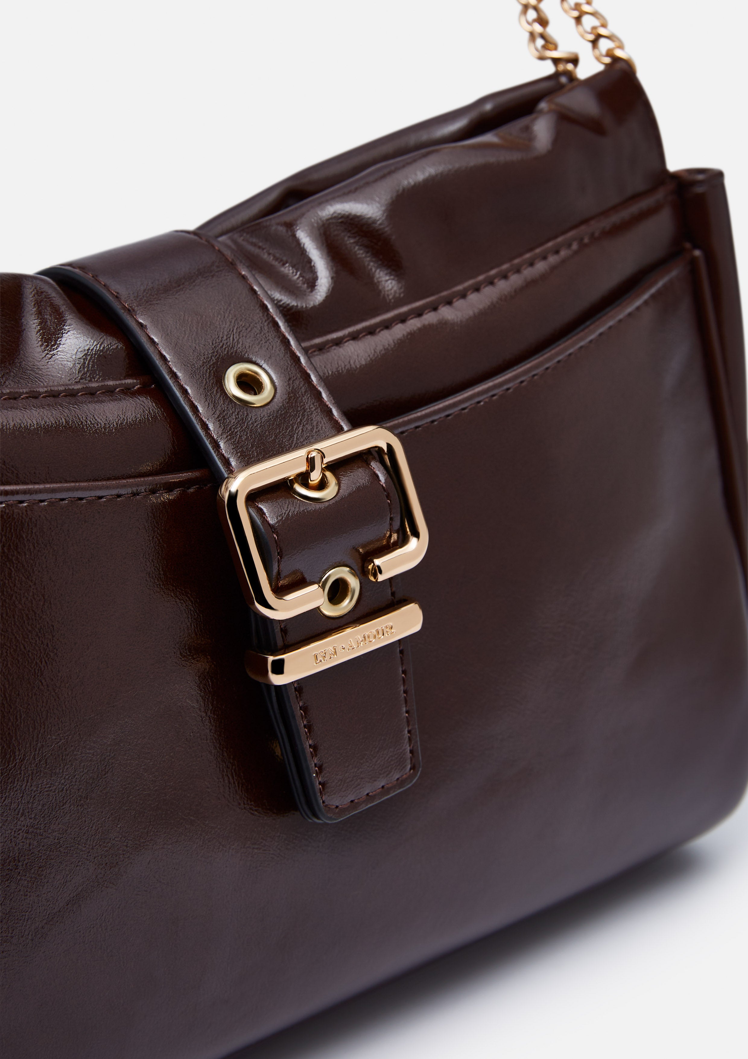 Sedara S Shoulder Bag Dark Brown