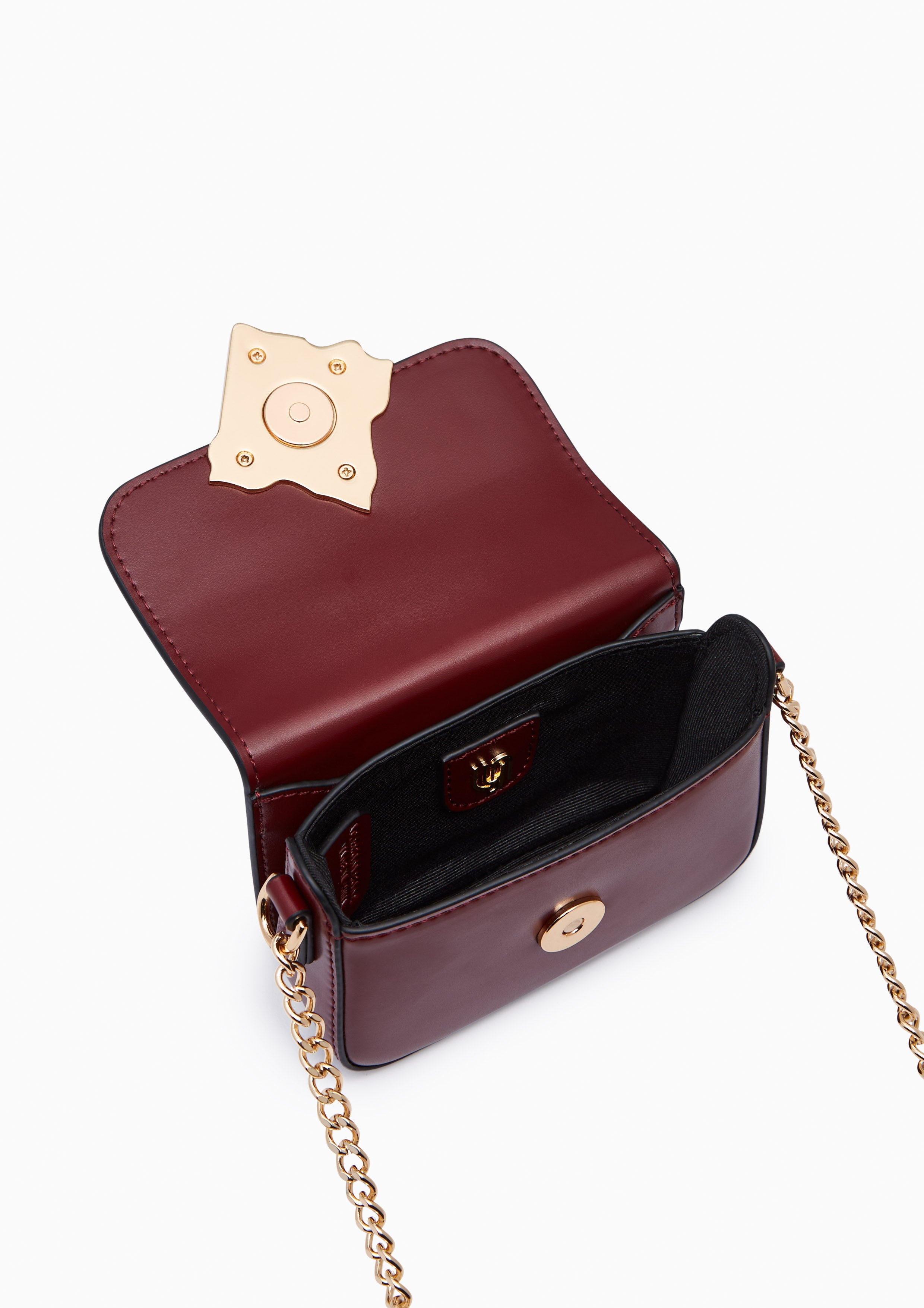 Voda Infinite Mini Crossbody Bag Dark Red