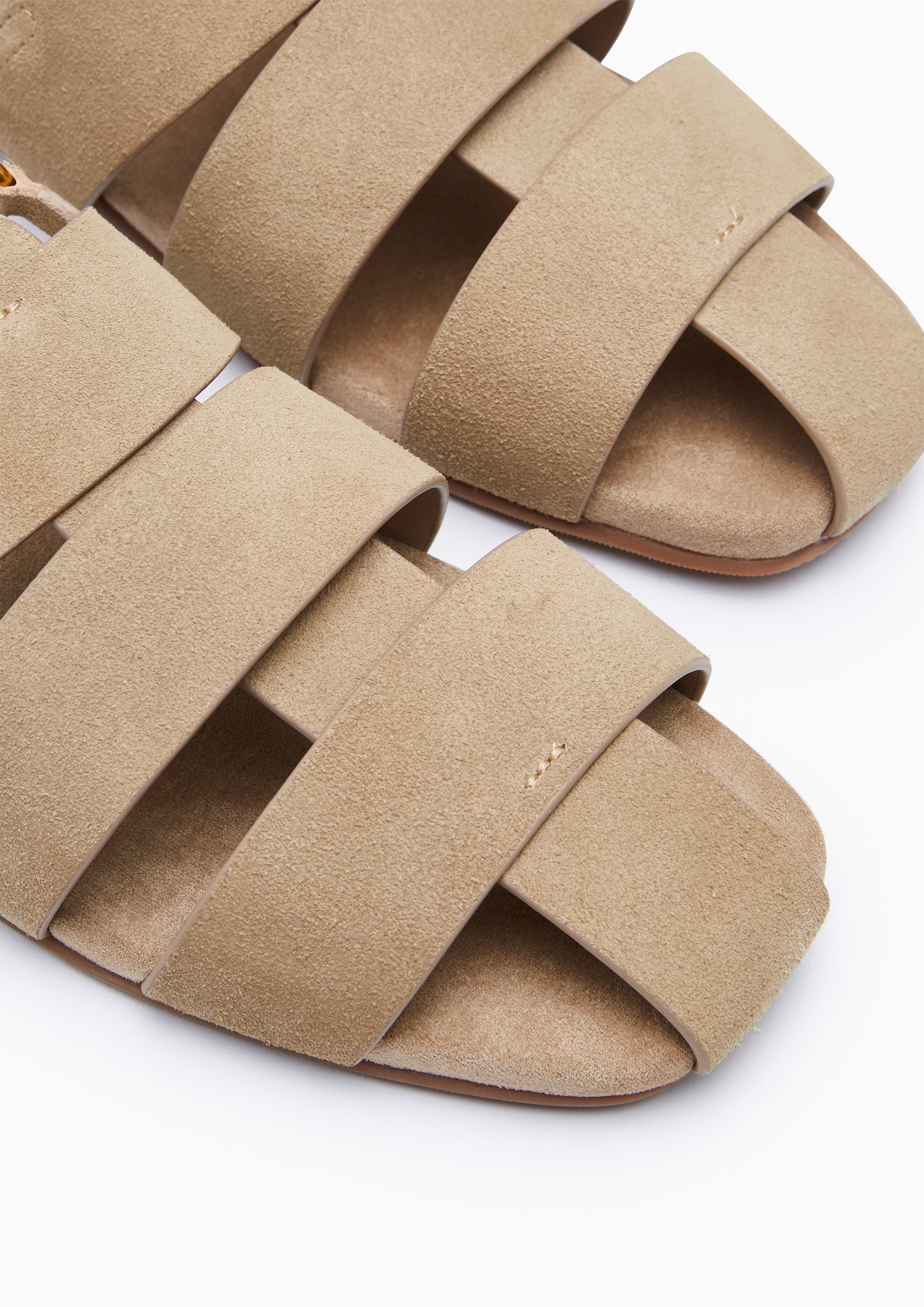 Francisco Infinite Flat Sandals Beige