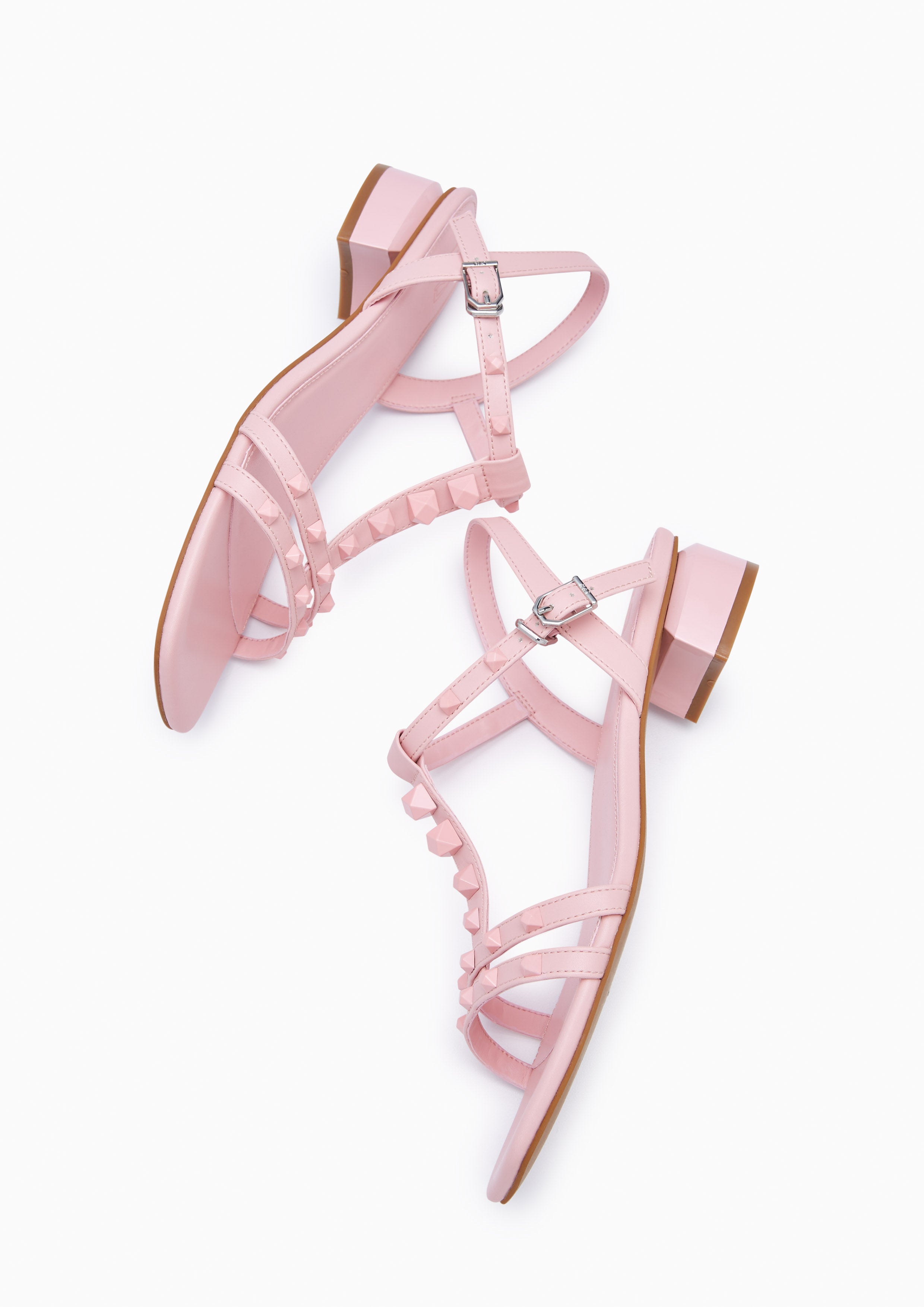 Primo Low Heel Sandals Light Pink