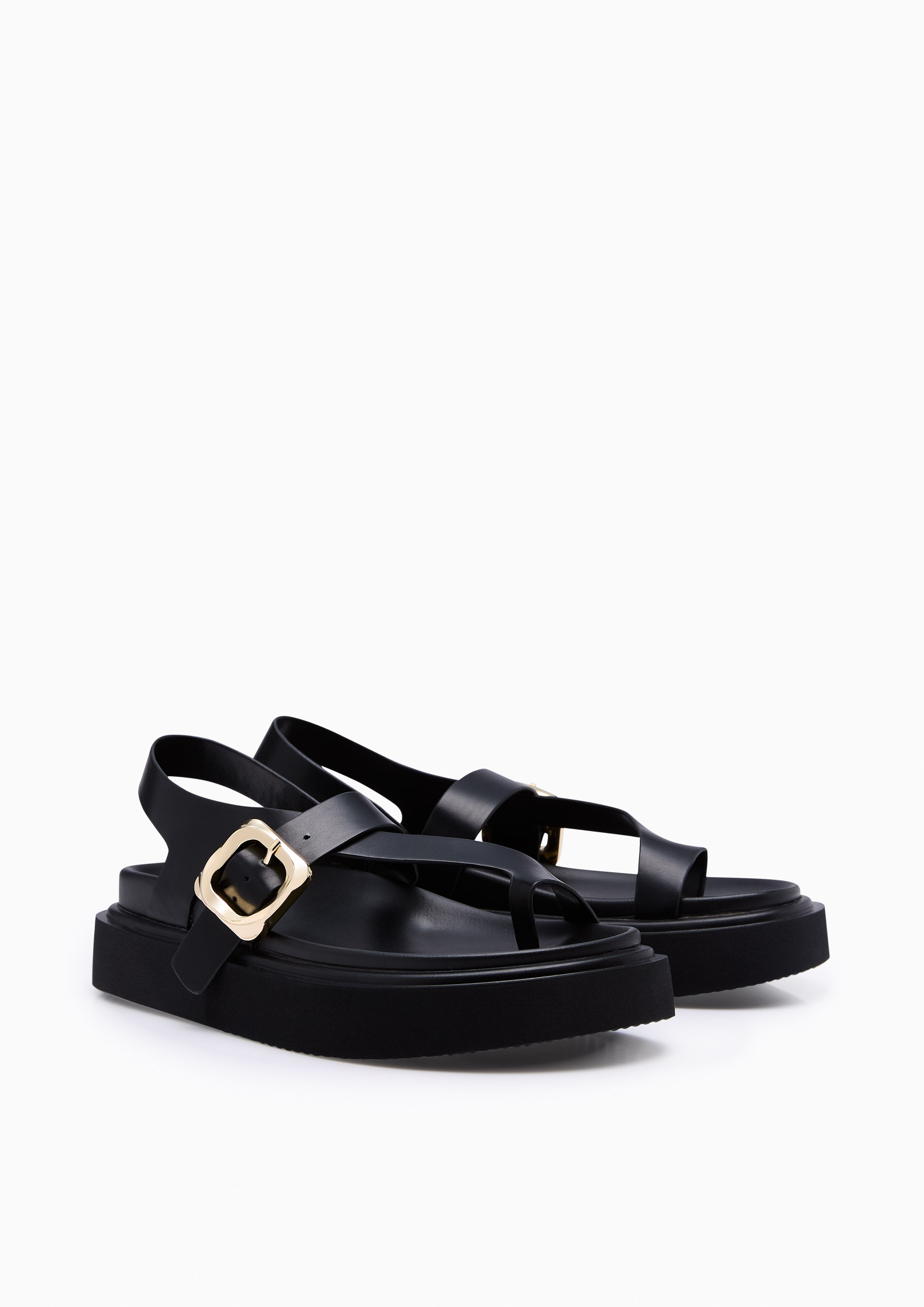 Soul Slingback Sandals Black