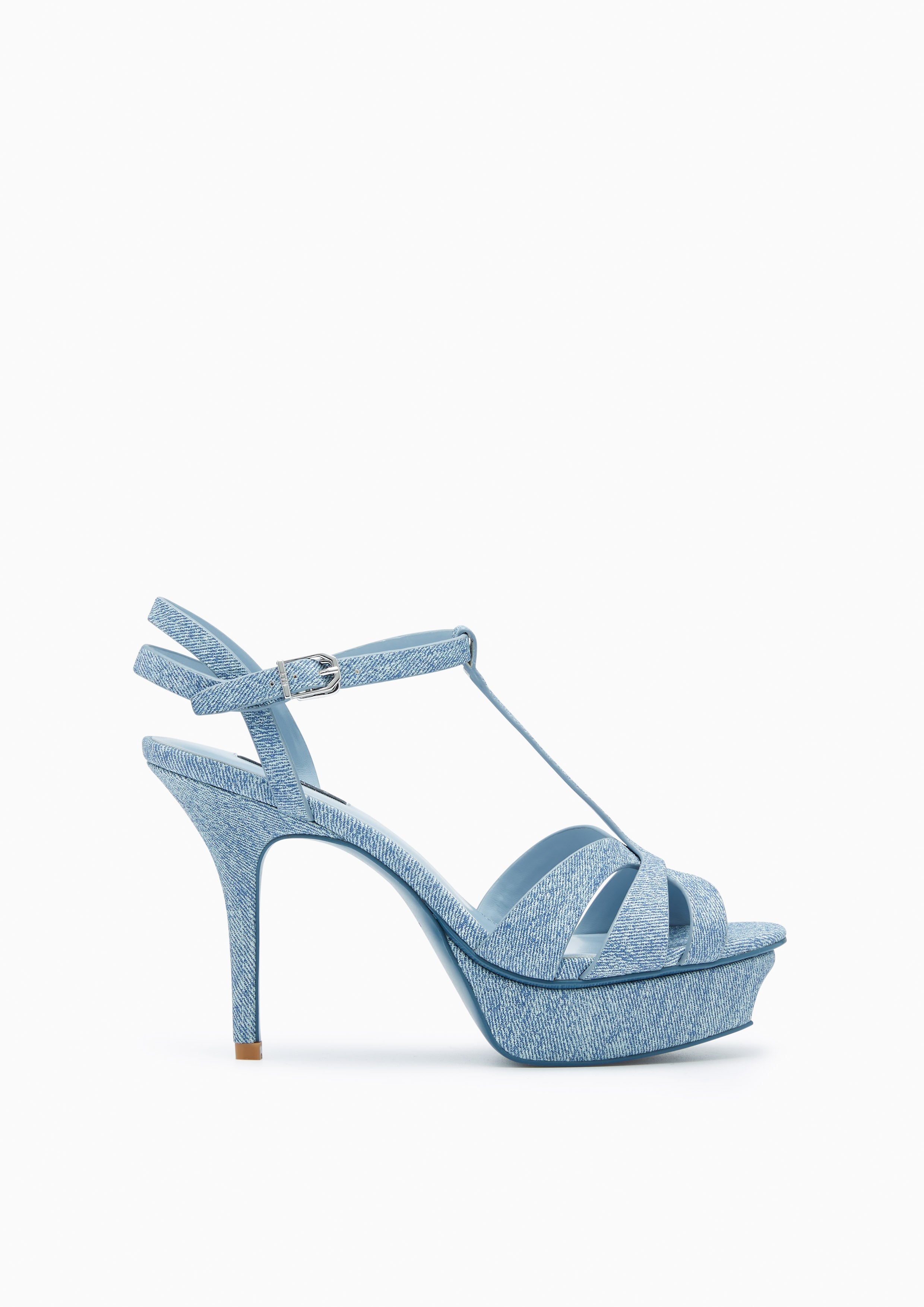 Sabella Denim Heels Blue