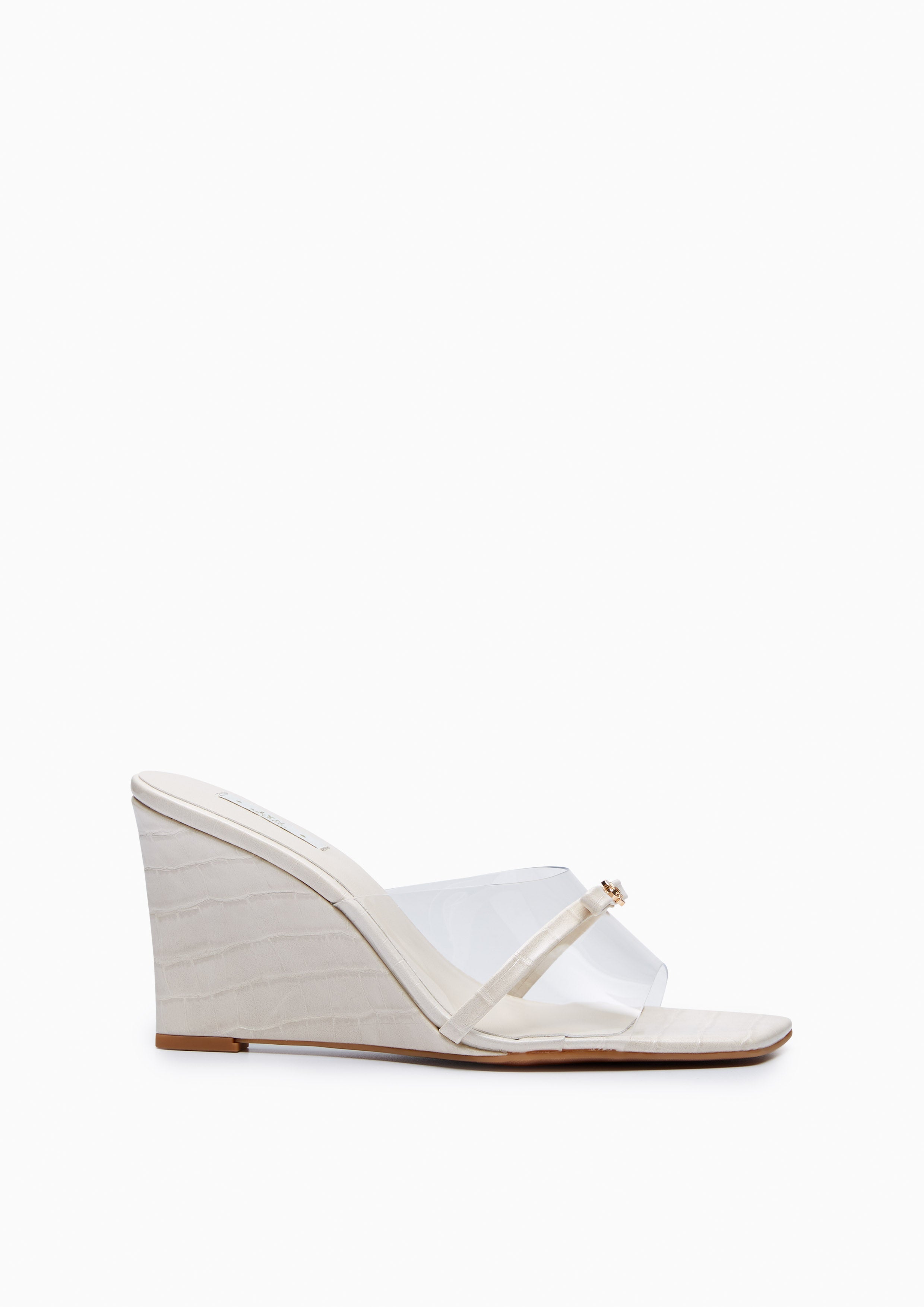 Trixie Wedge Sandals Ivory