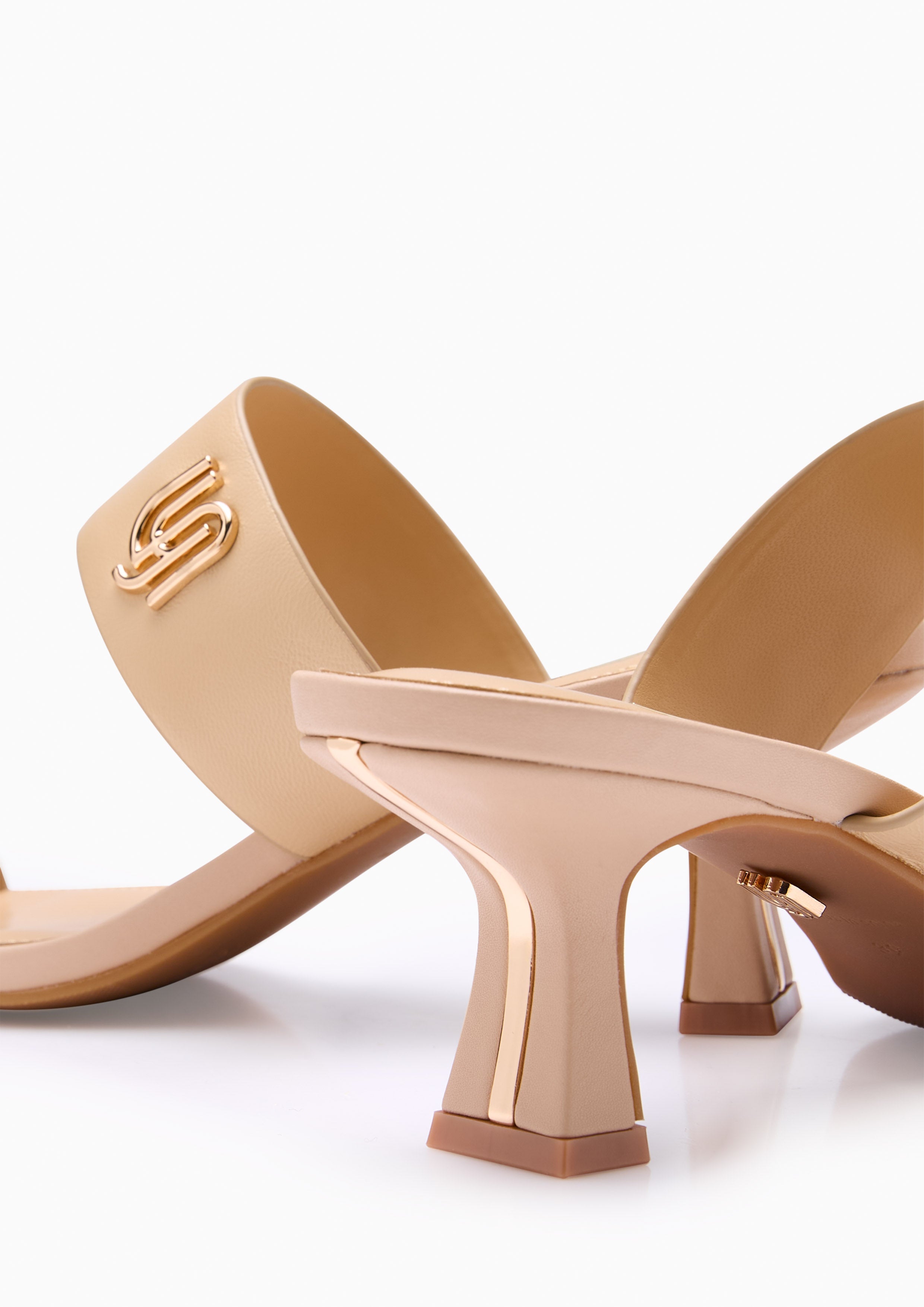 Moonlight Infinite Heeled Sandals Beige