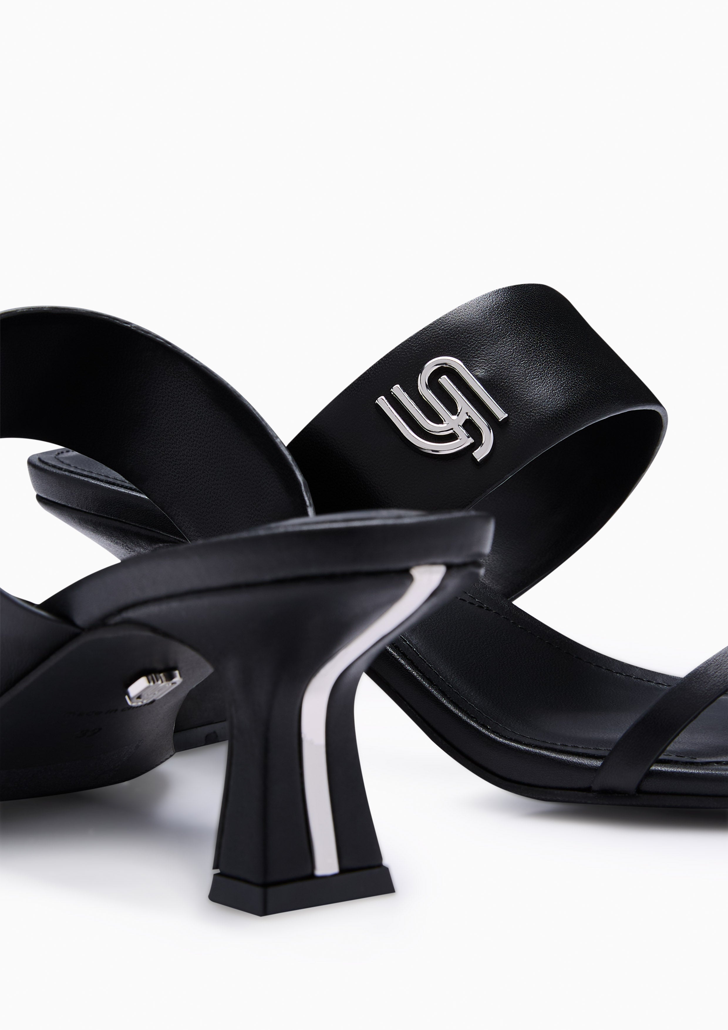 Moonlight Infinite Heeled Sandals Black