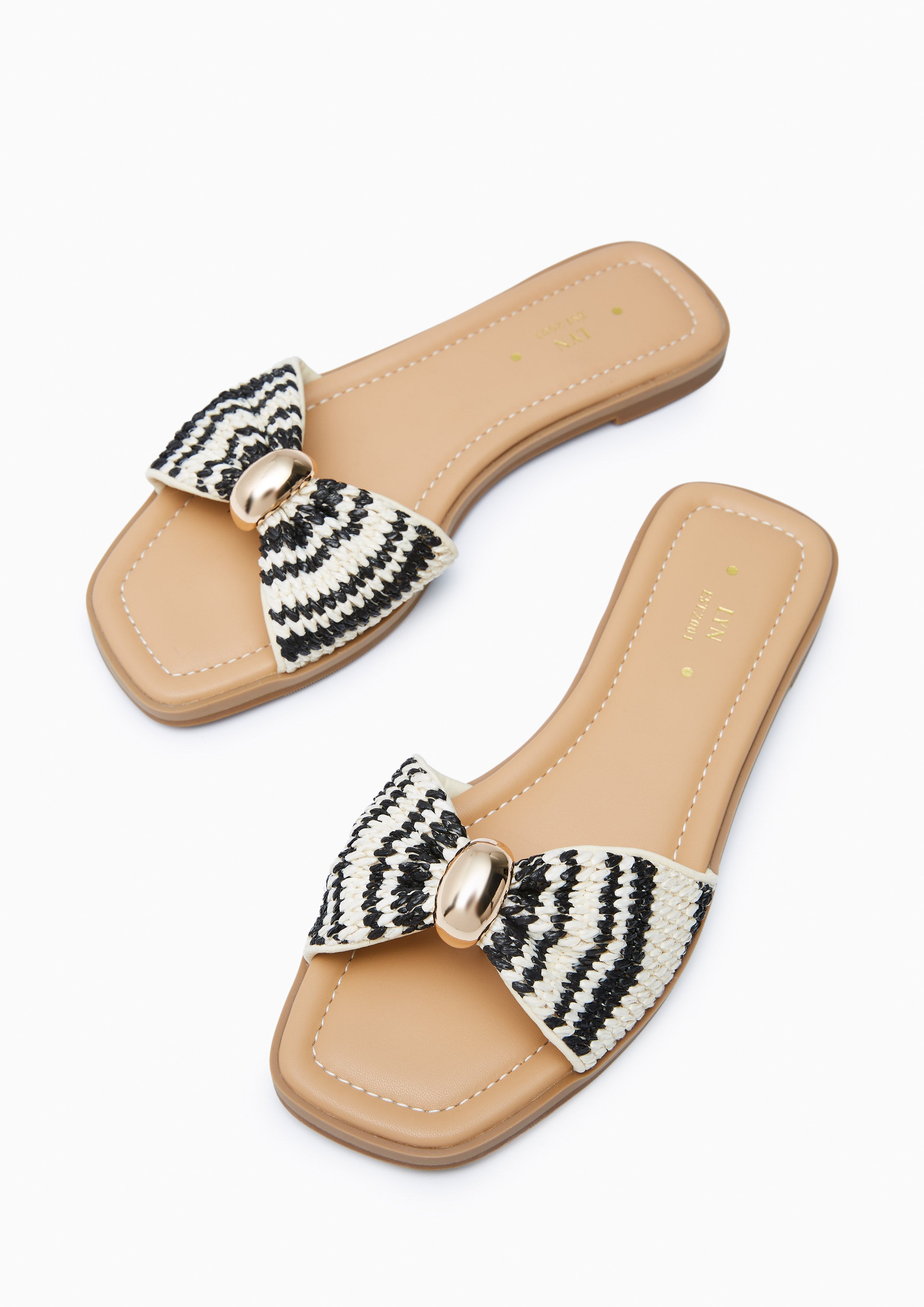 Rafa Flat Sandals Brown