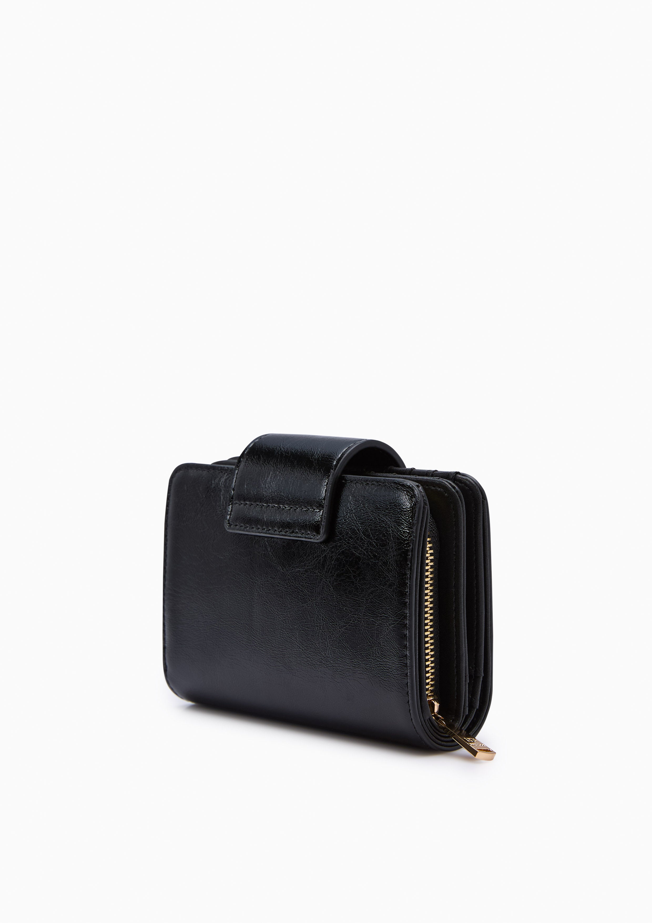 Renny Short Wallet Black