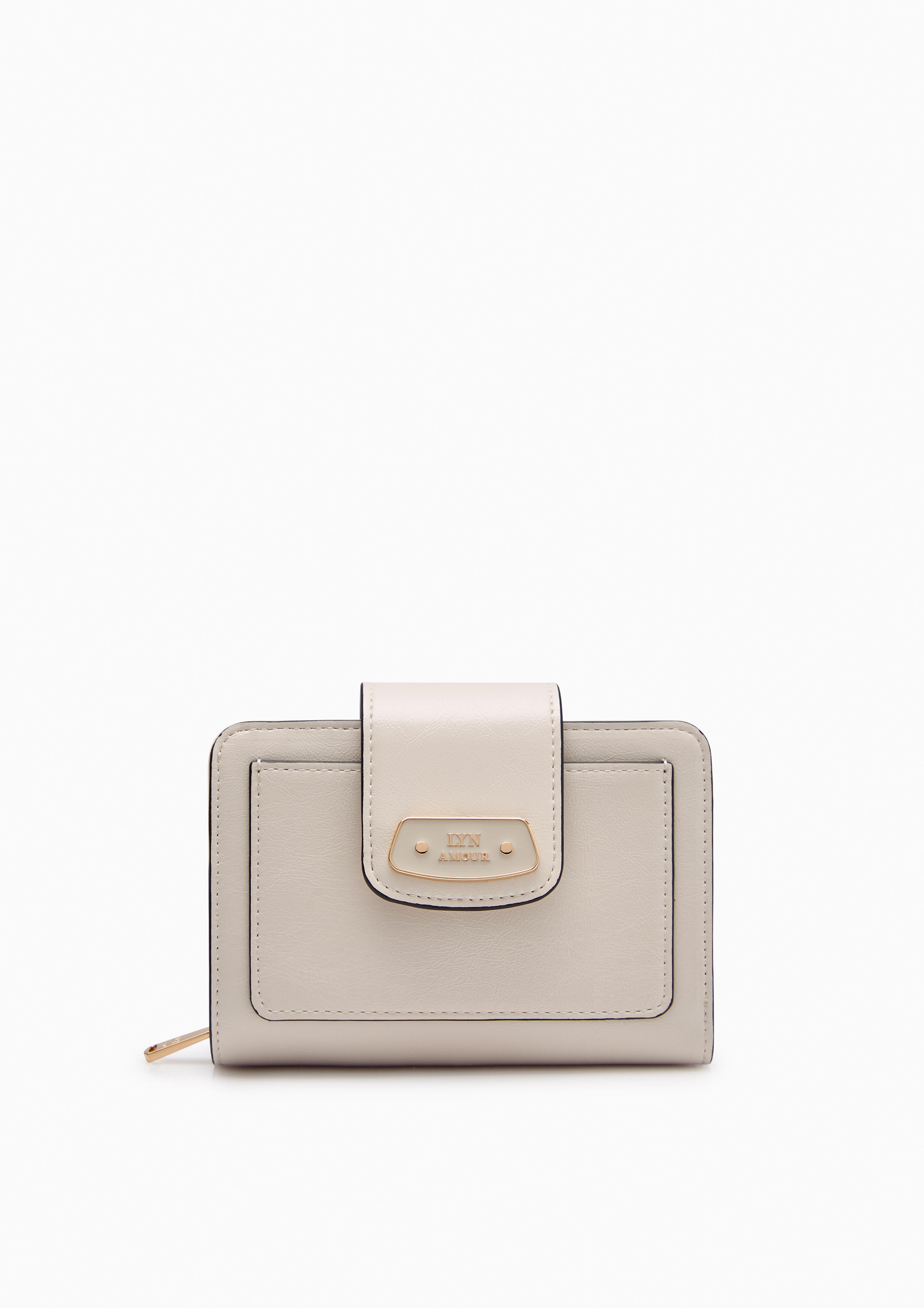 Renny Short Wallet Ivory
