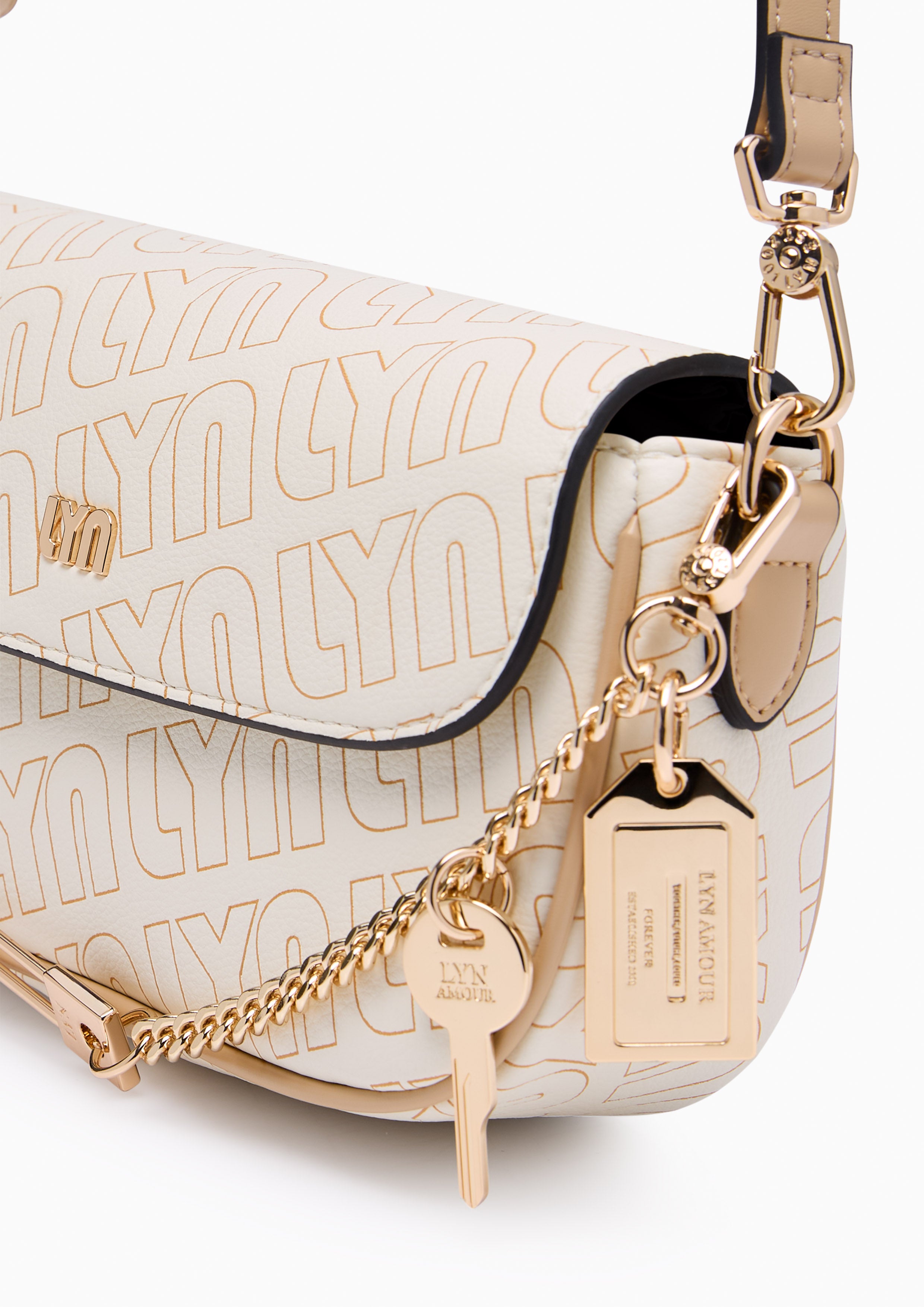 Tinashe Wallet On Chain Printed Ivory