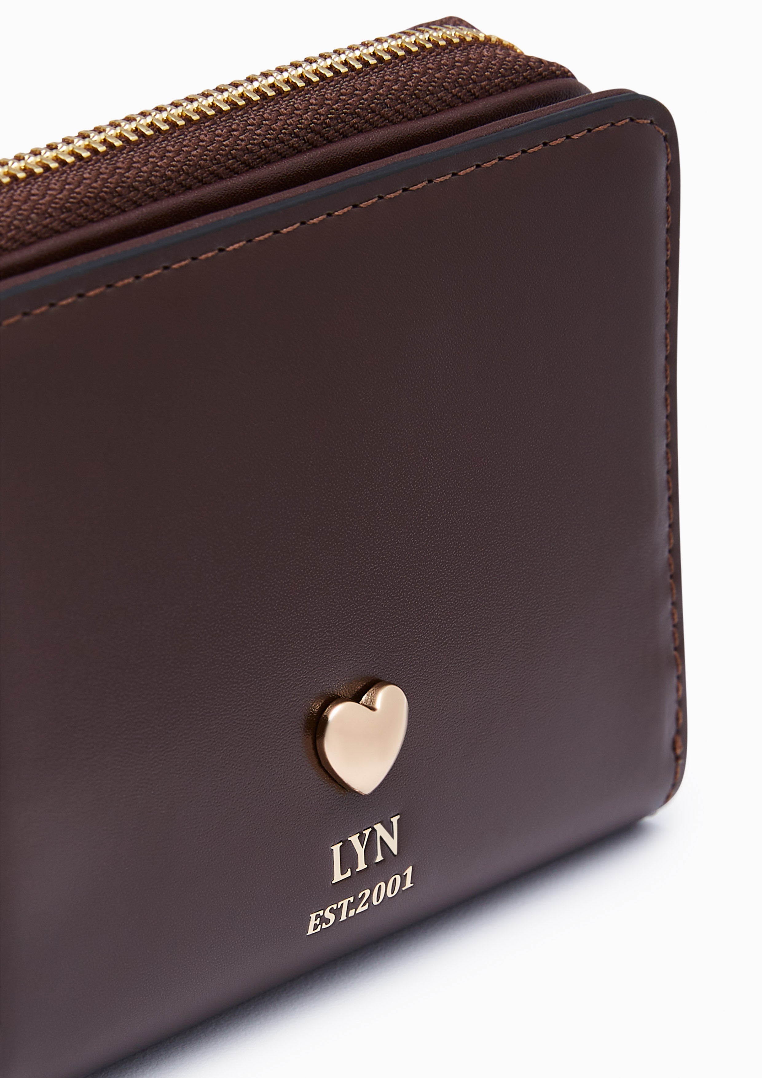 Esme Short Wallet Dark Brown