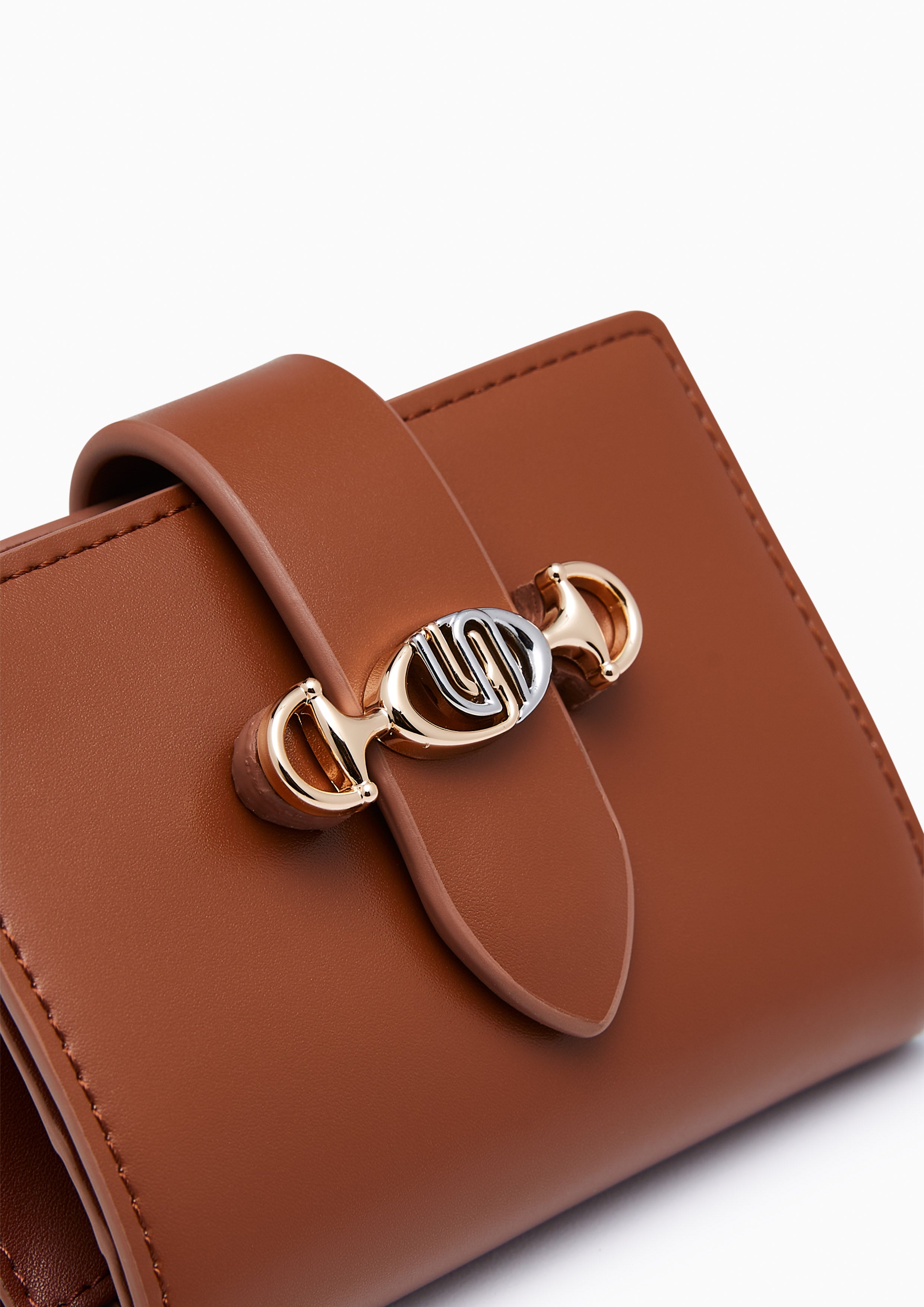 Irene Infinite Short Wallet Brown