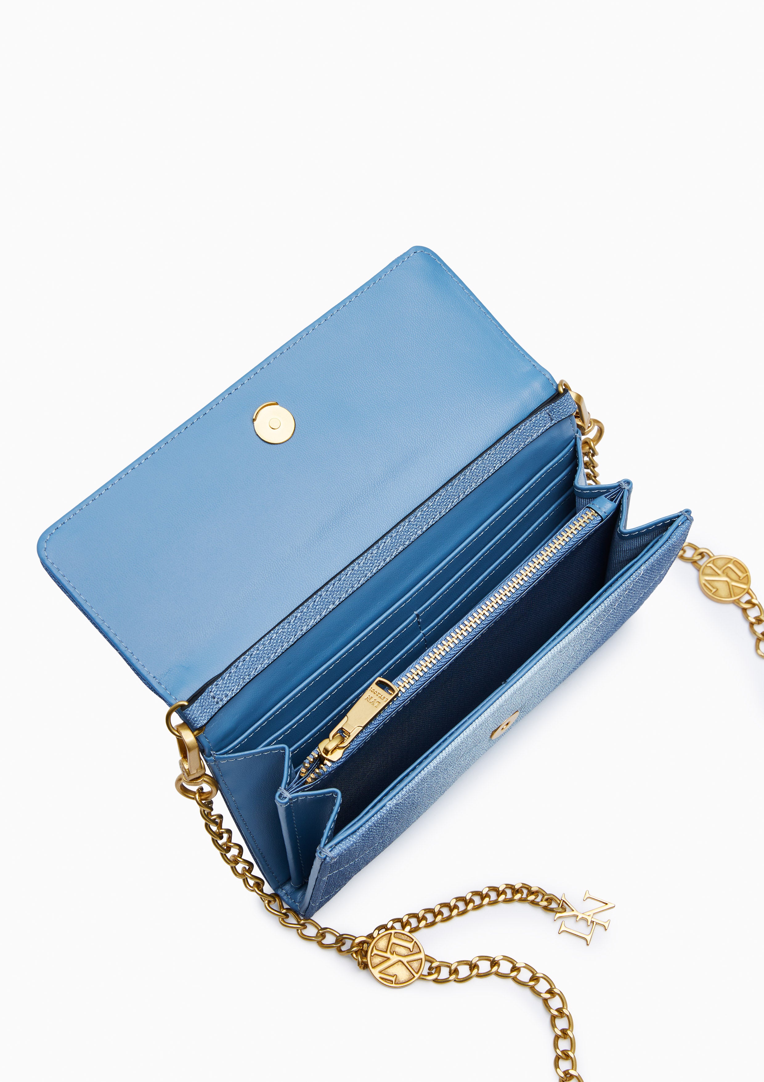 Starita Long Wallet On Chain Blue