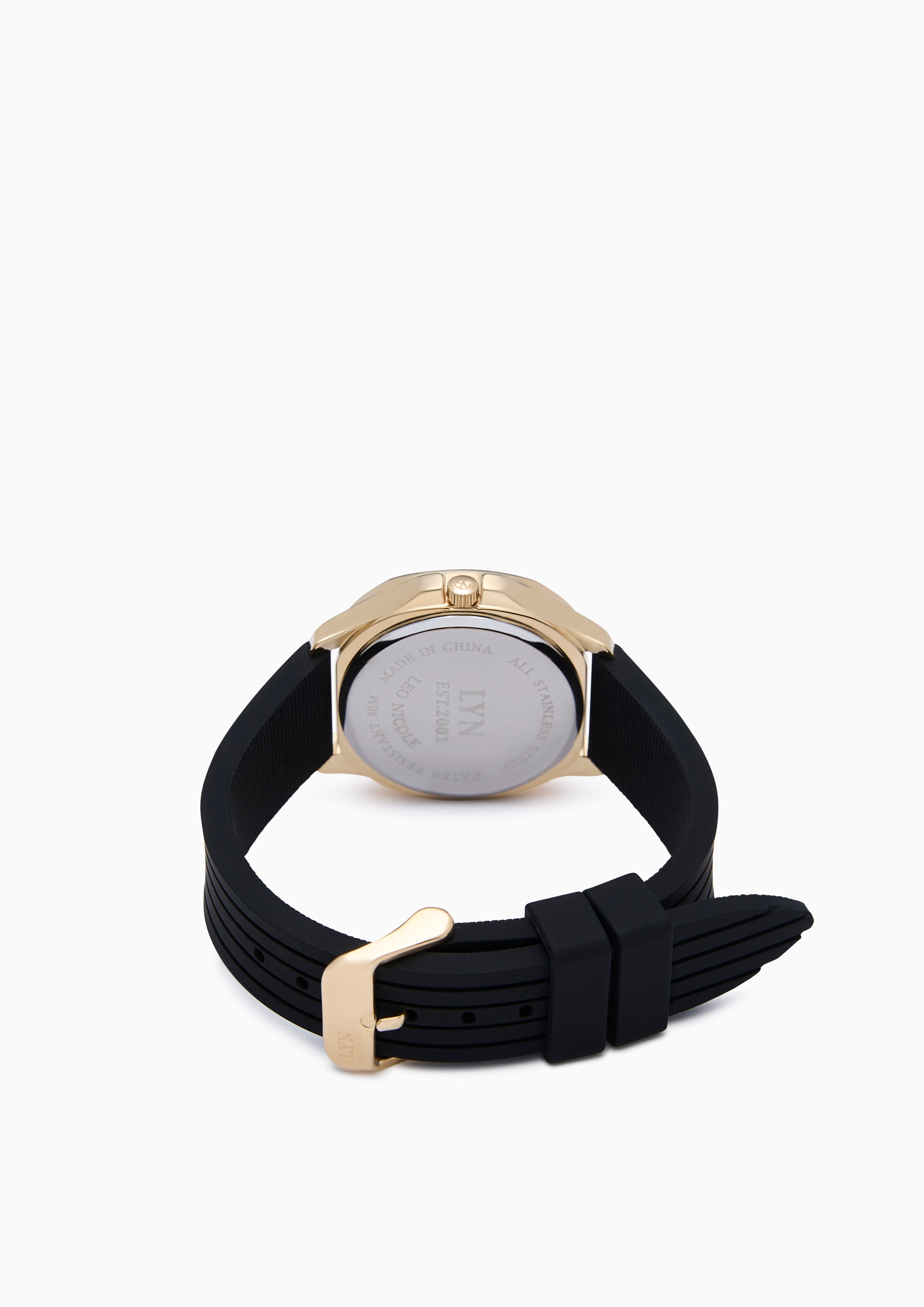 Leo Nicole Watch Black