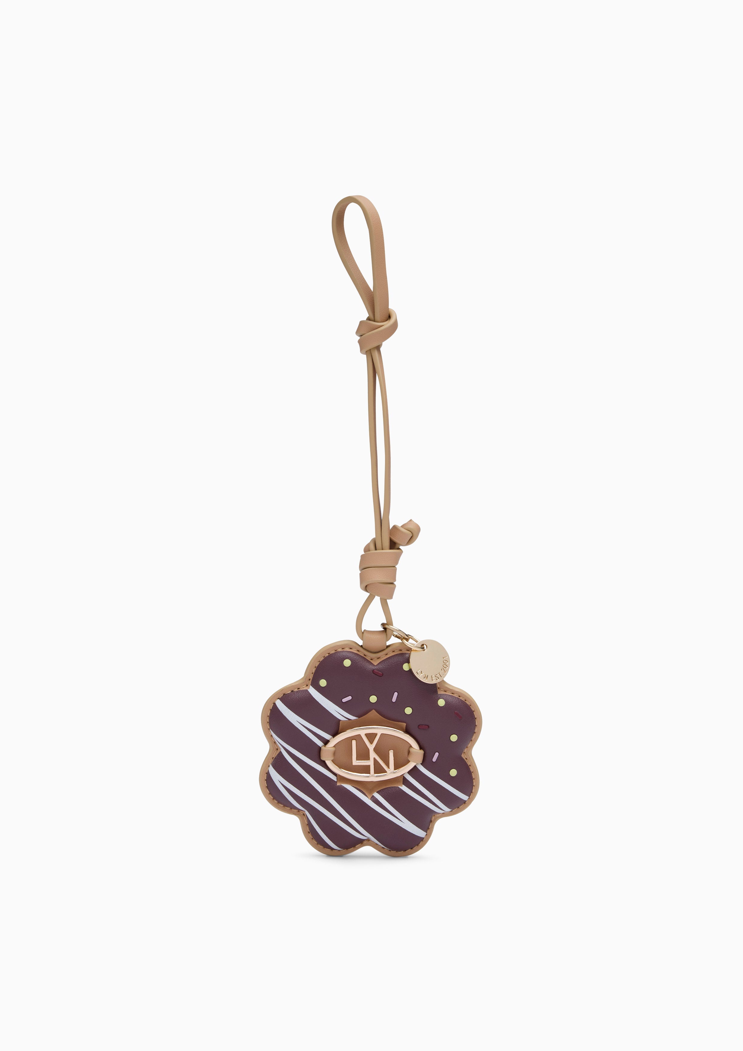 Pondering Keychain Dark Brown