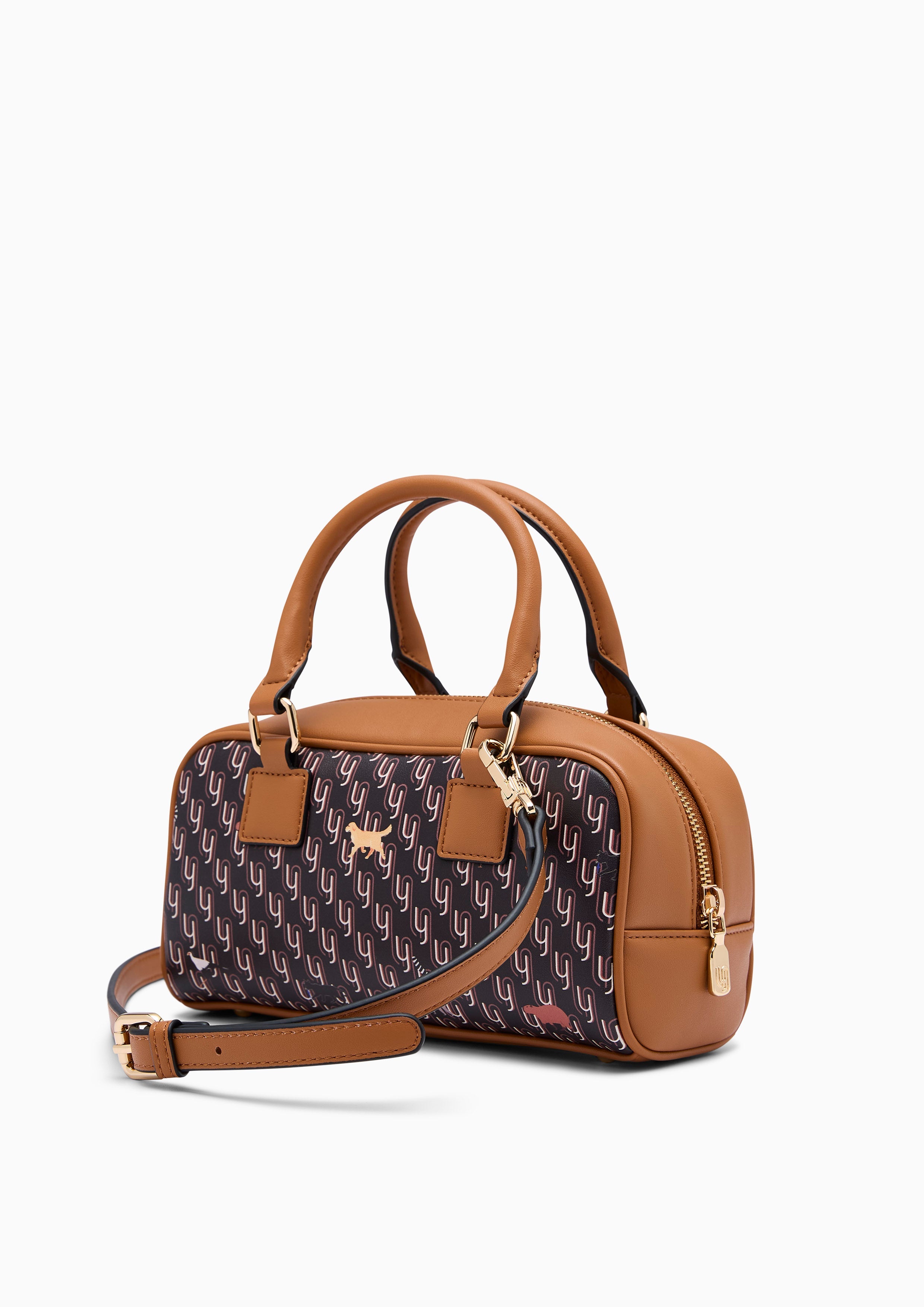 Amitie Jungle Infiniteinite S Top Handle Bag Black