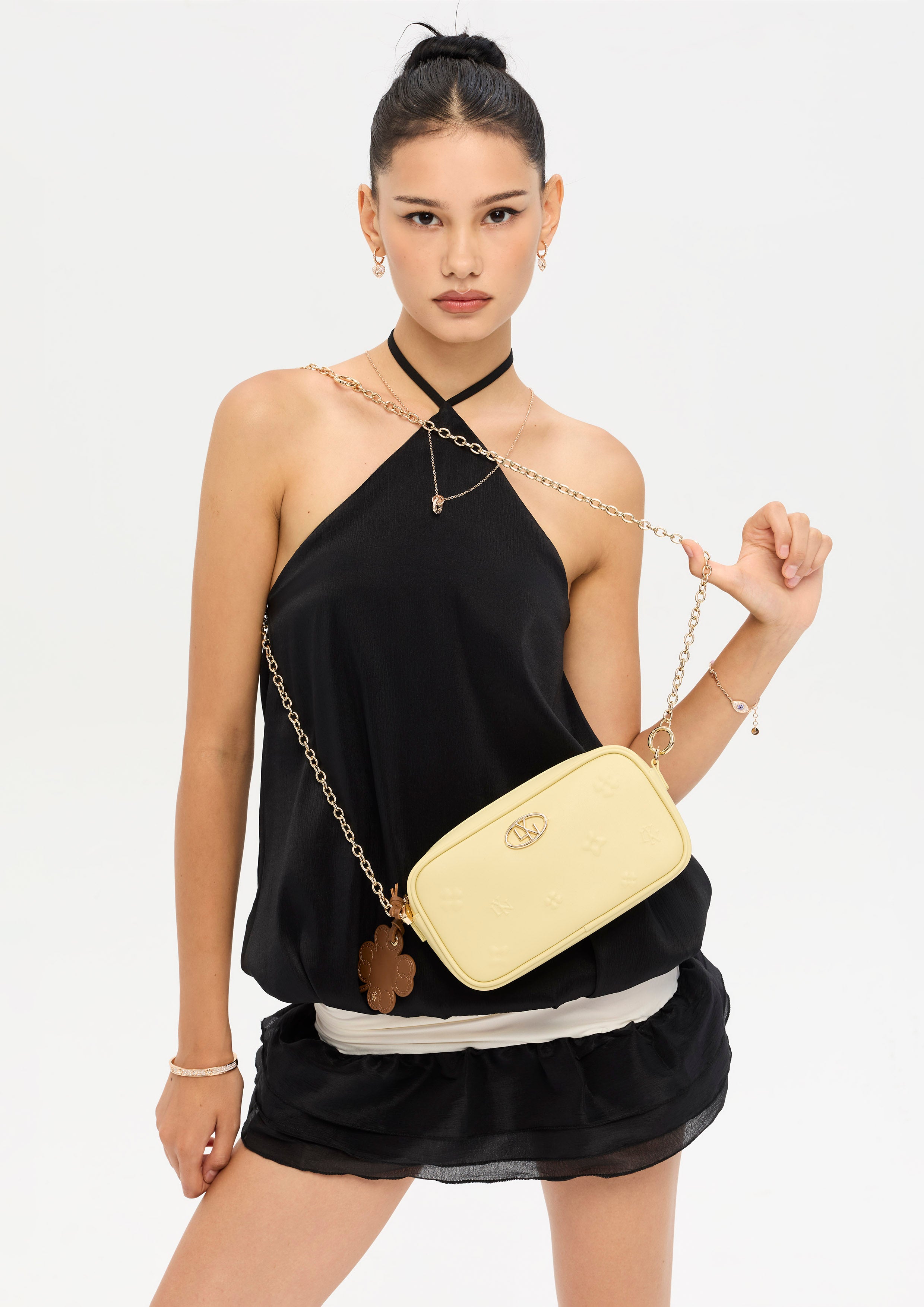 Yukiko S Crossbody Bag Yellow
