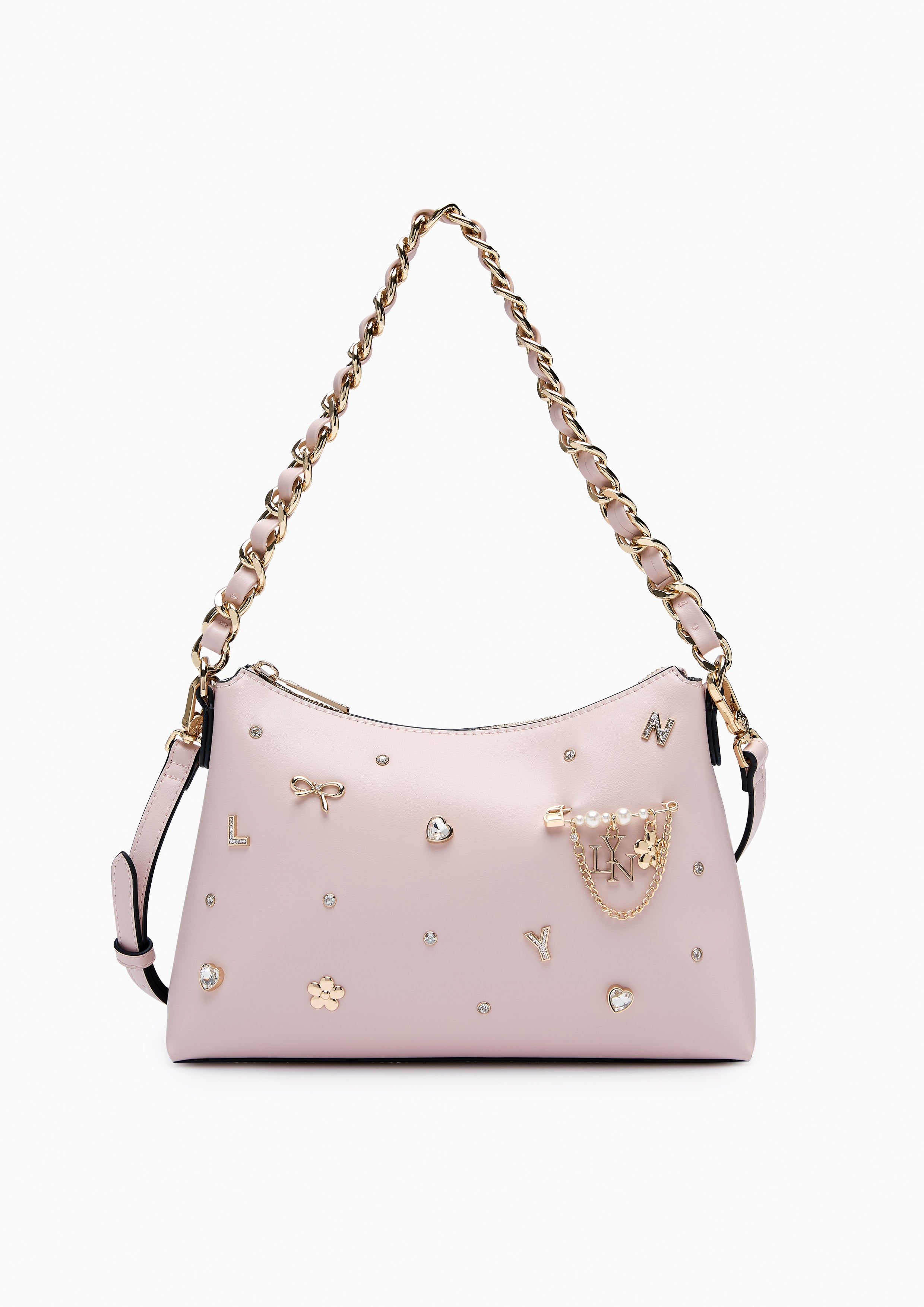 Madelynn S Shoulder Bag Light Pink