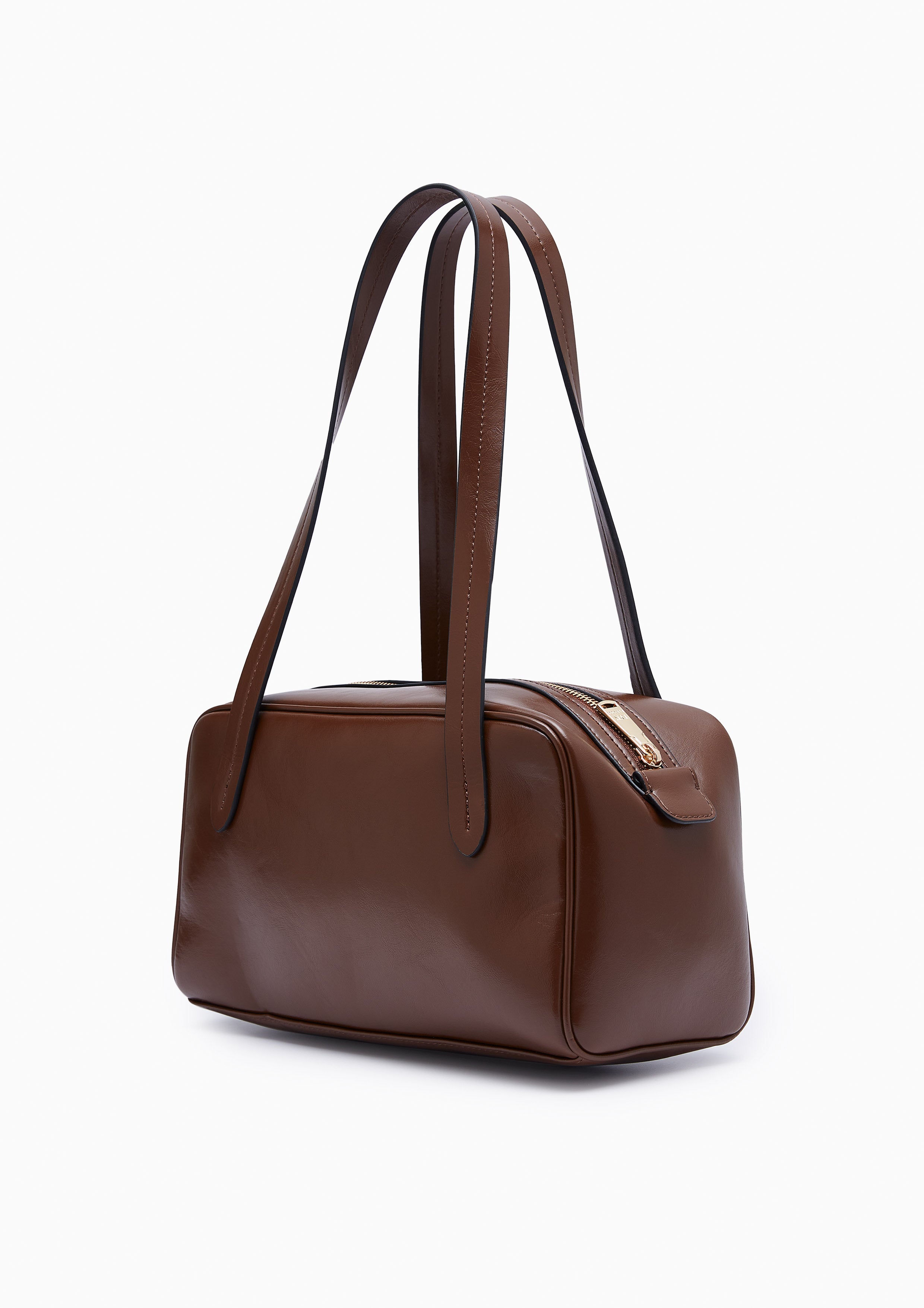Lena M Shoulder Bag Dark Brown