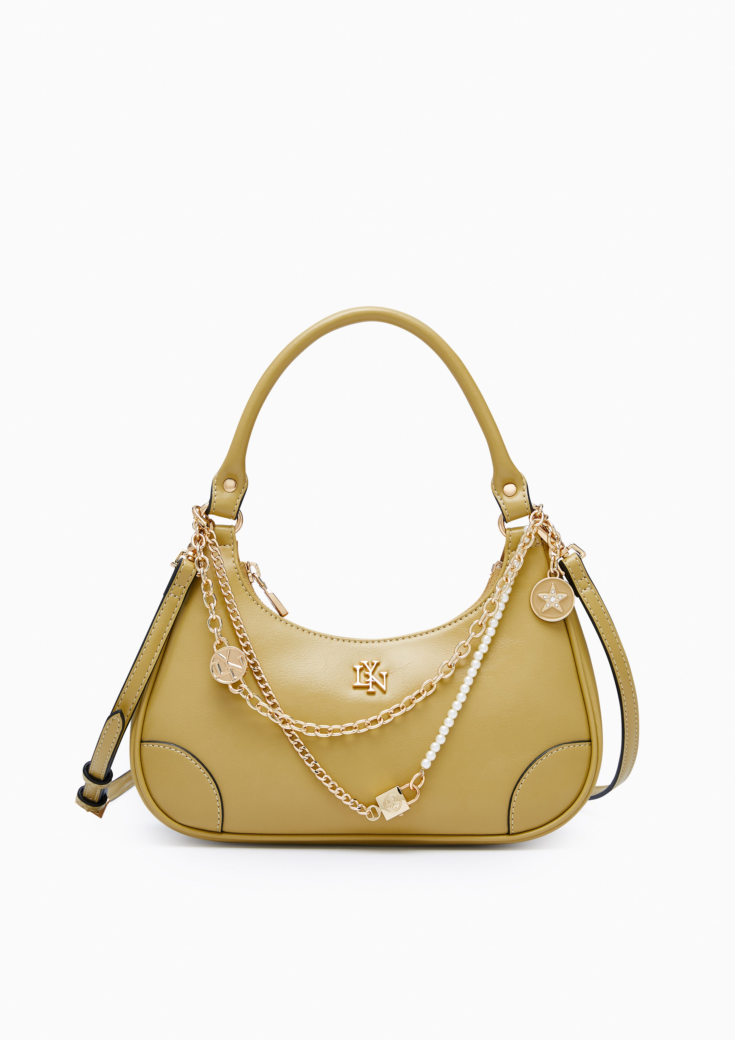 Milly M Shoulder Bag Dark Yellow