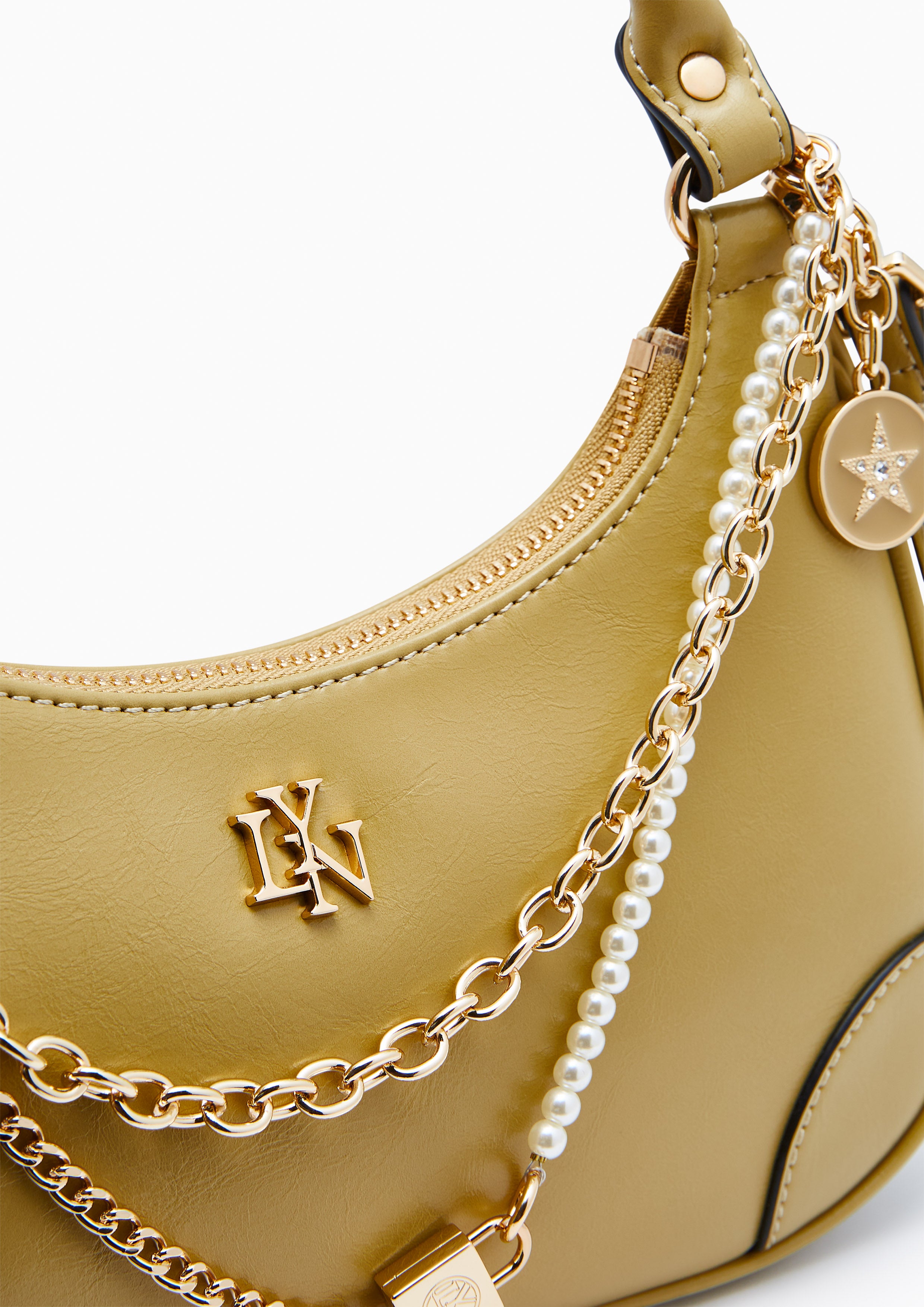 Milly M Shoulder Bag Dark Yellow