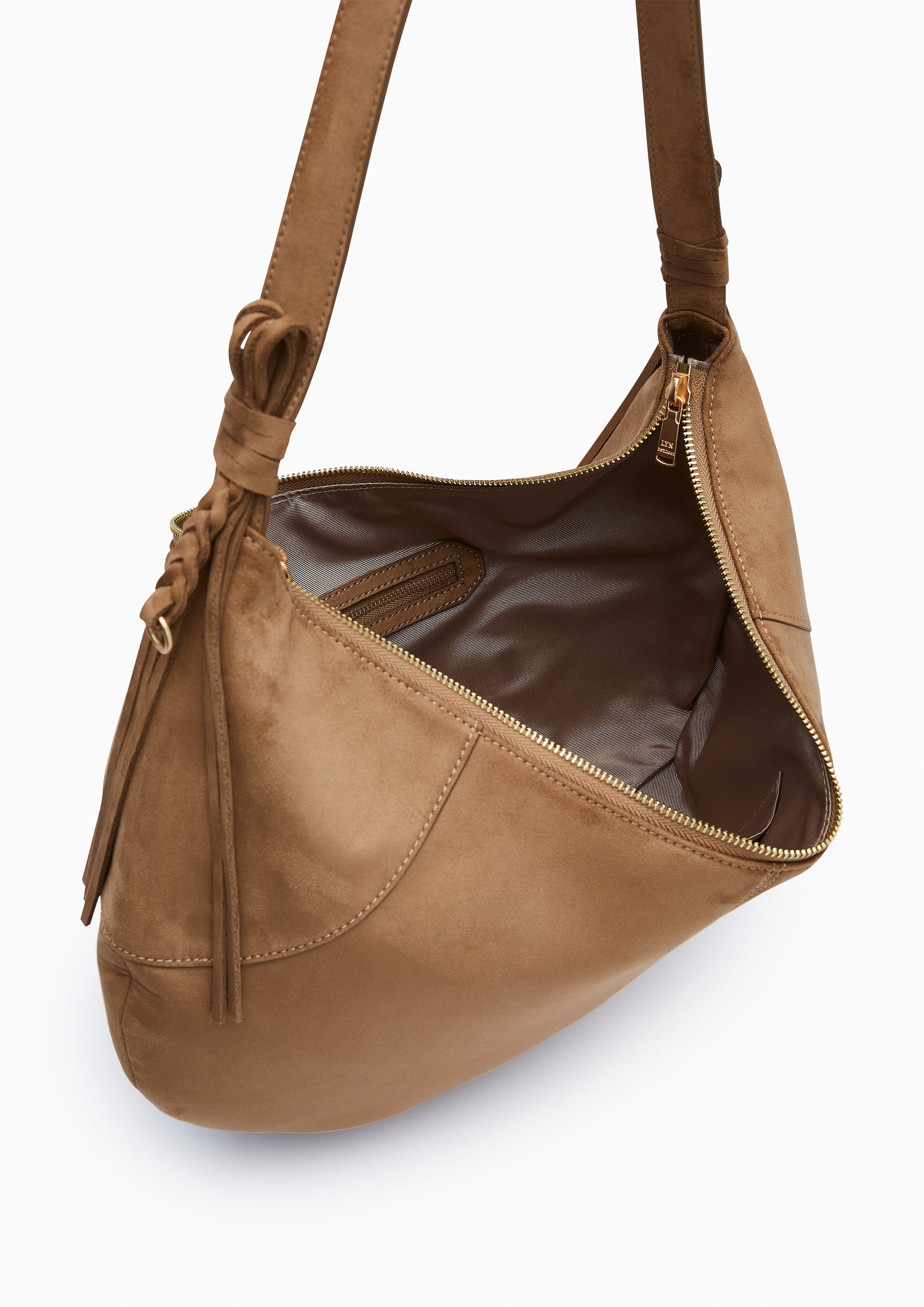 Evilly L Hobo Bag Taupe