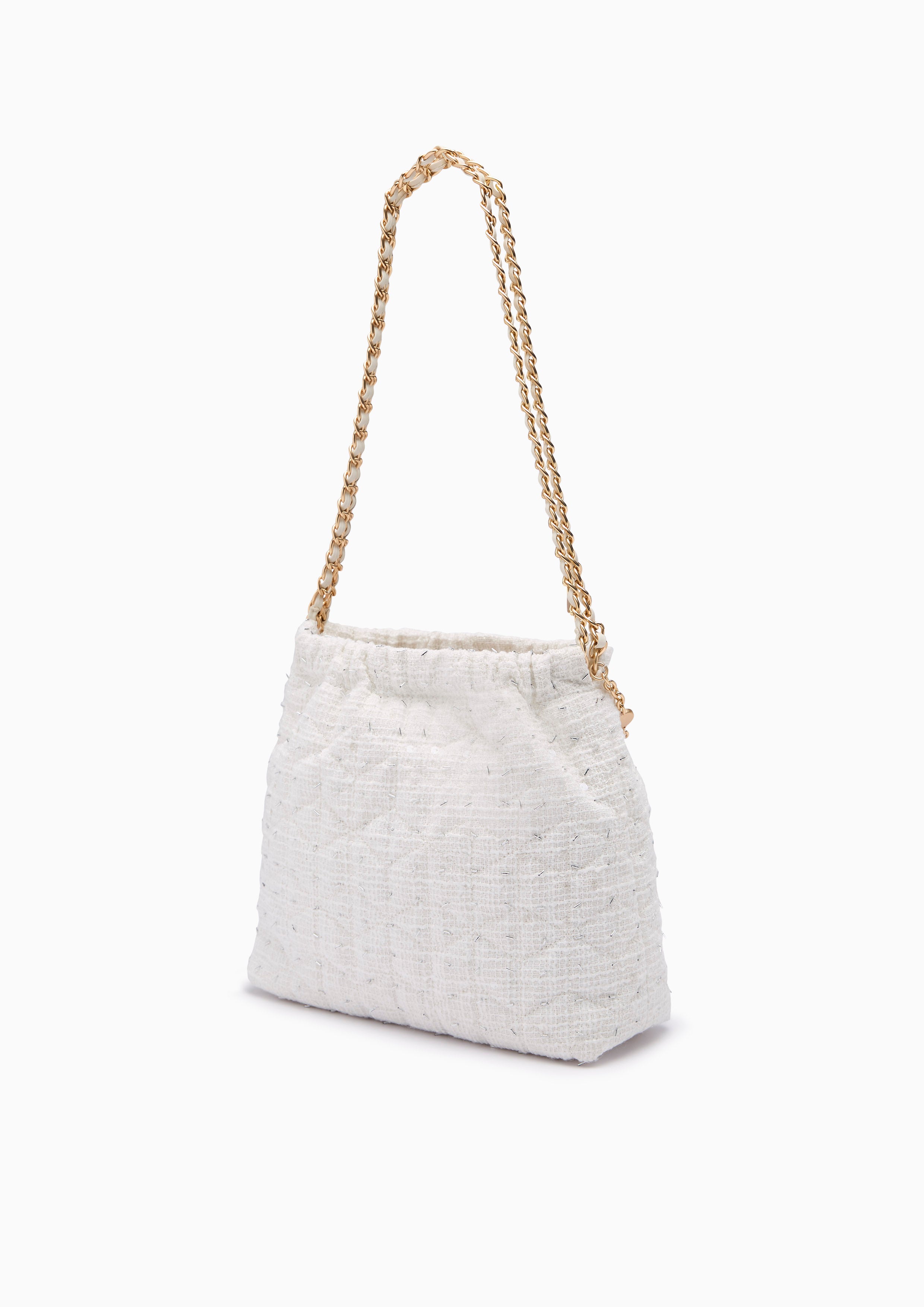 Mallory Infinite L Shoulder Bag White