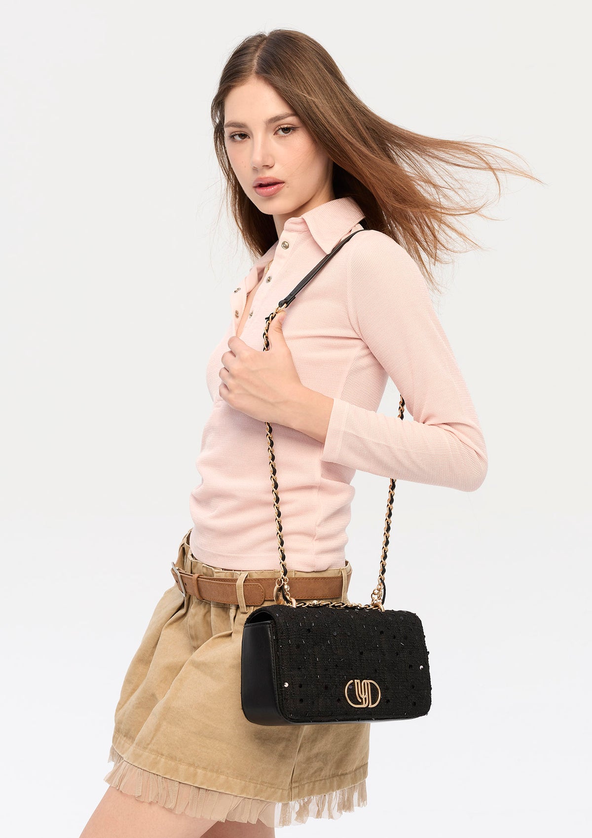 Mallory Infinite Crossbody Bag Black