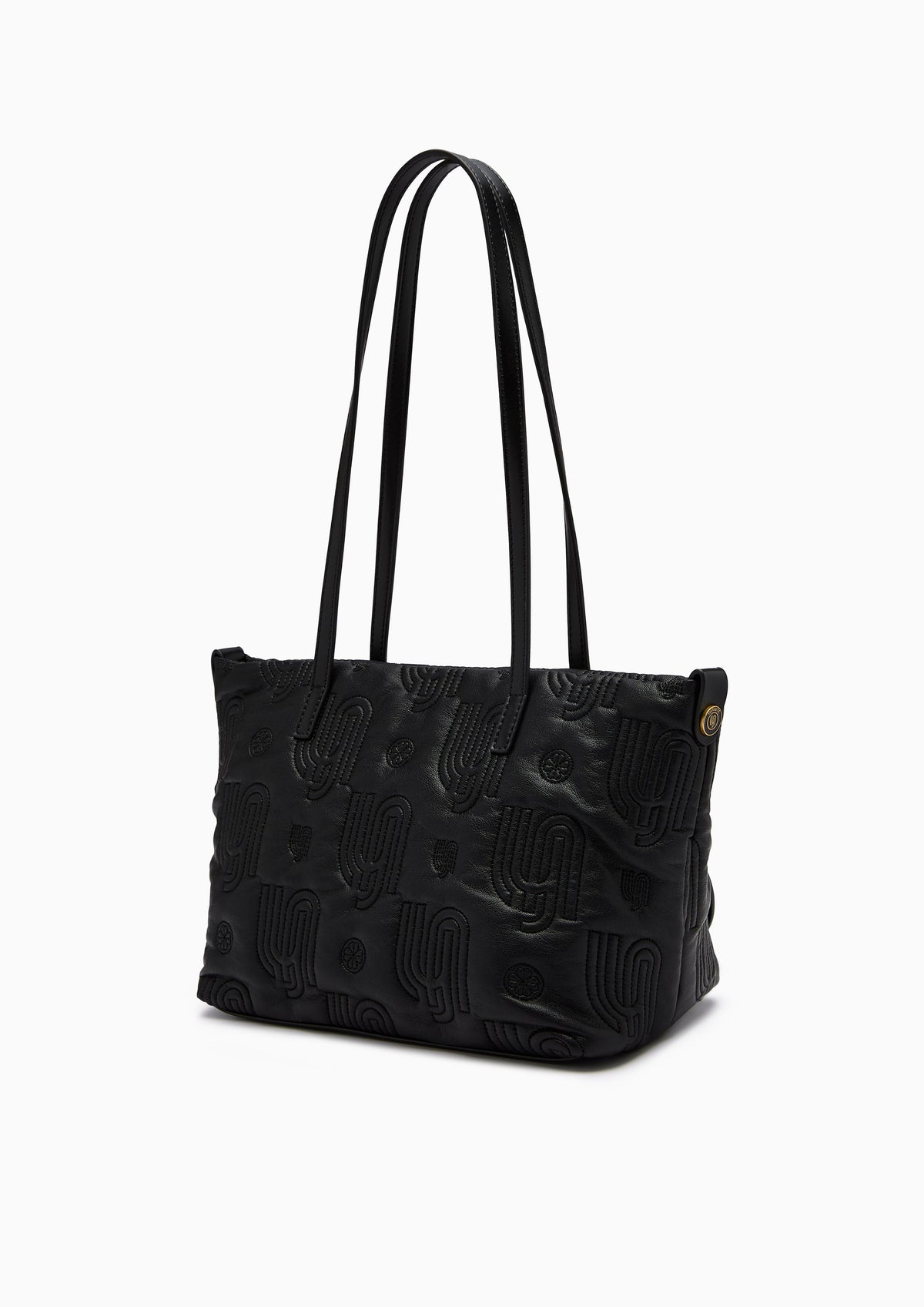 Bonnie Infinite S Puffy Tote Bag Black