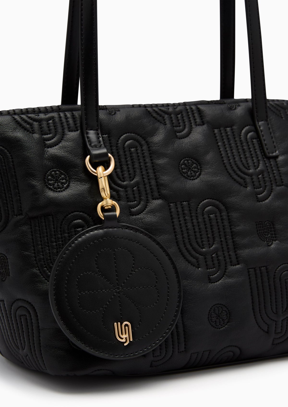 Bonnie Infinite S Puffy Tote Bag Black