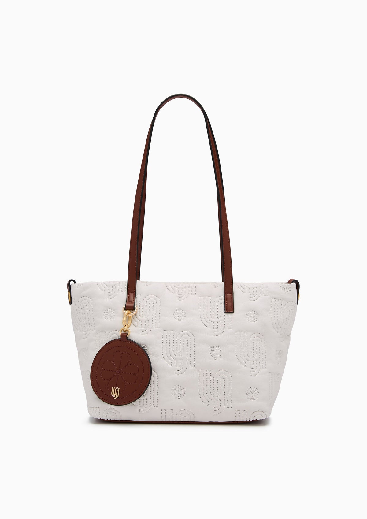 Bonnie Infinite S Puffy Tote Bag Off-White