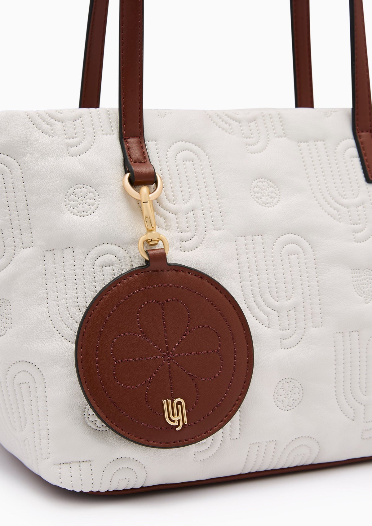 Bonnie Infinite S Puffy Tote Bag Off-White