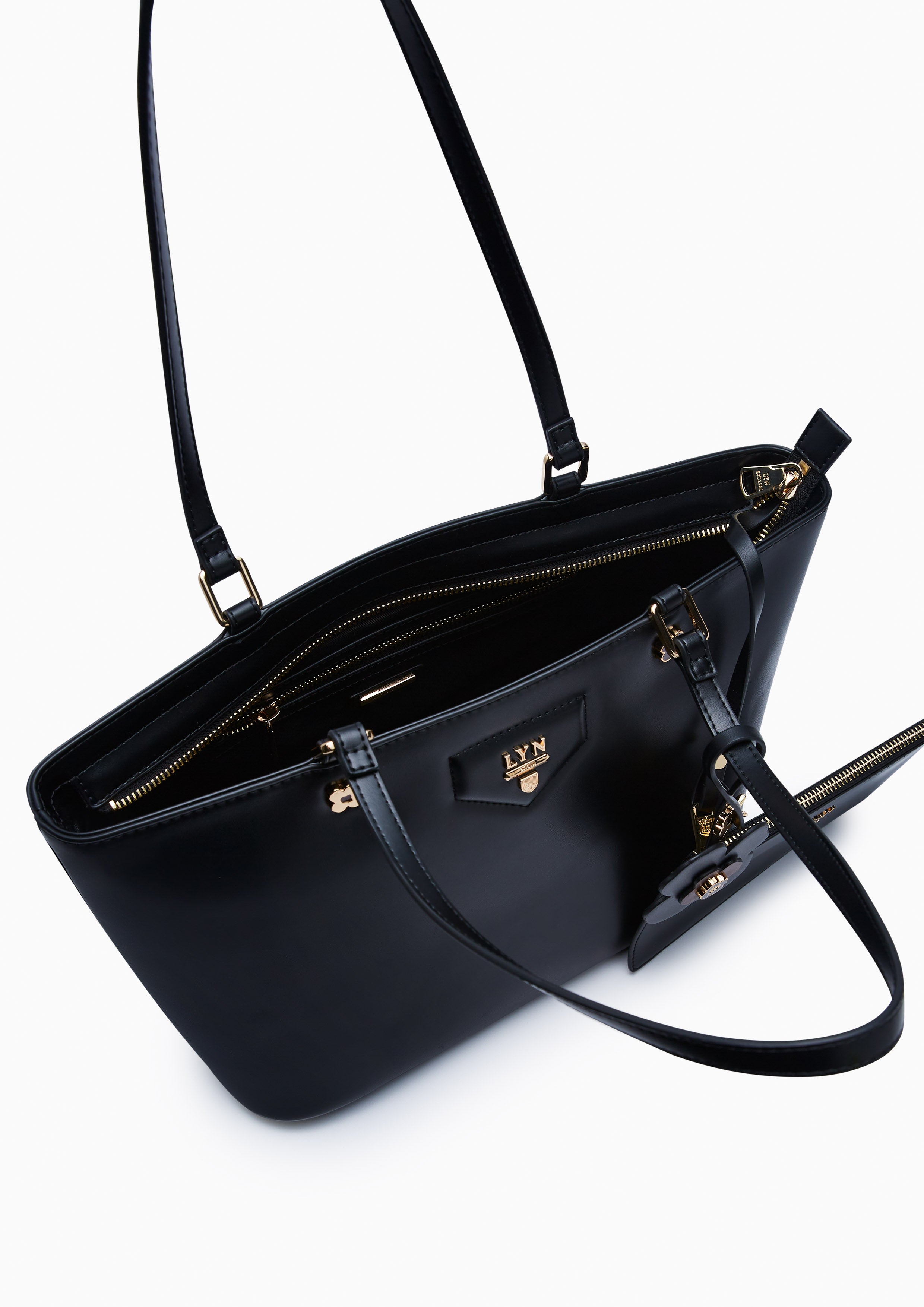 Poppy Carina L Tote Bag Black