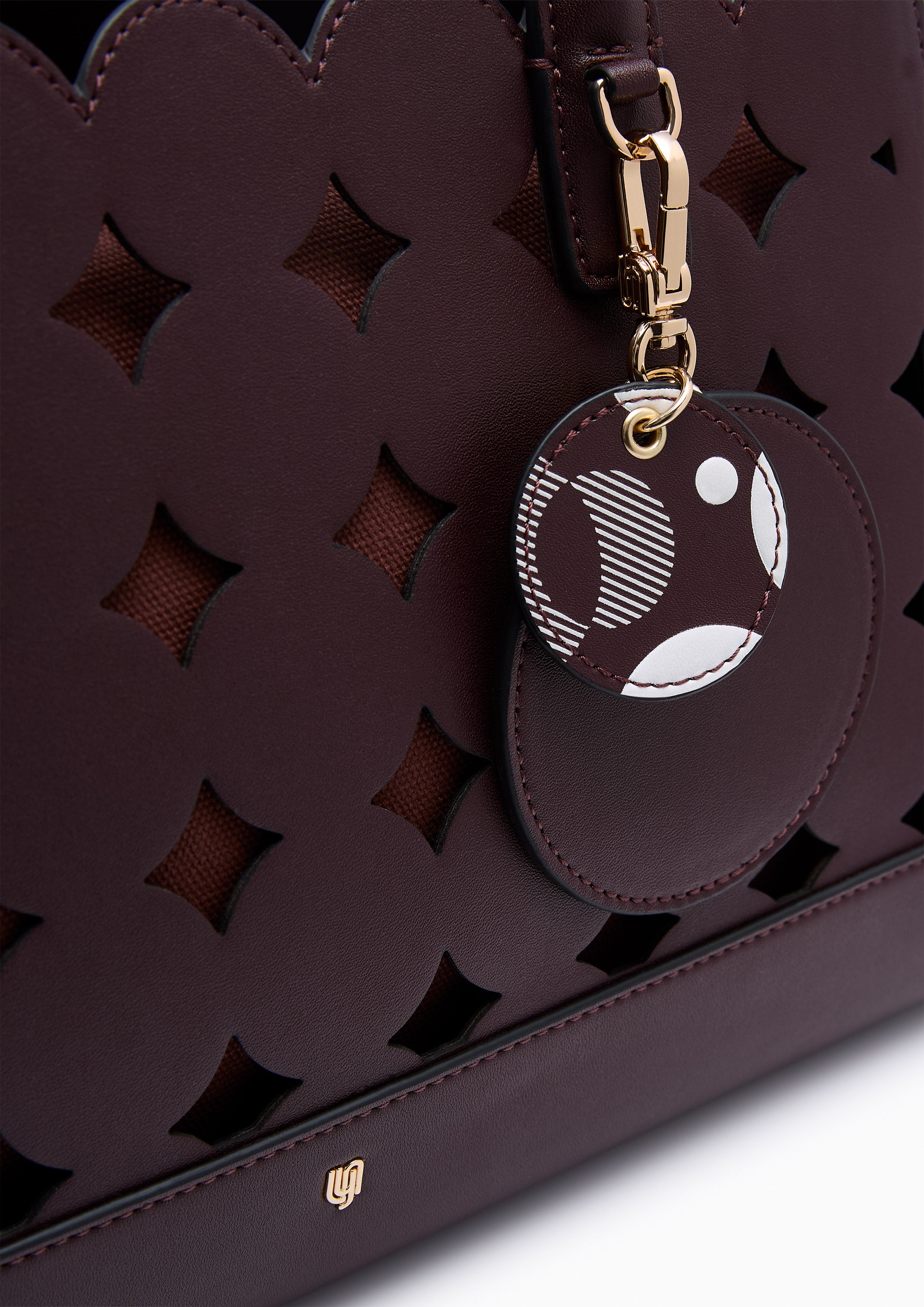 Abeny Infinite L Tote Bag Dark Red