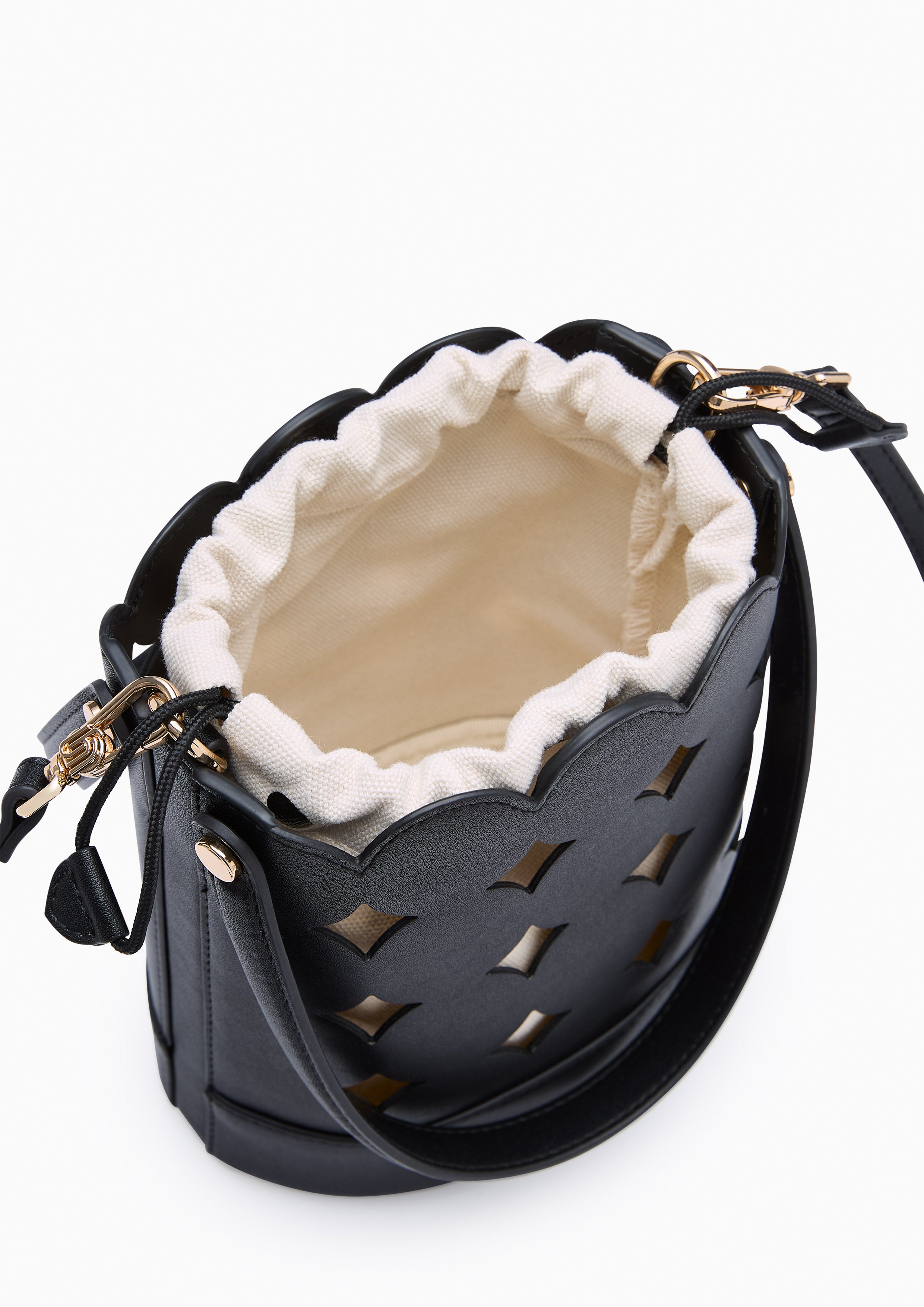 Abeny Infinite Bucket Bag Black
