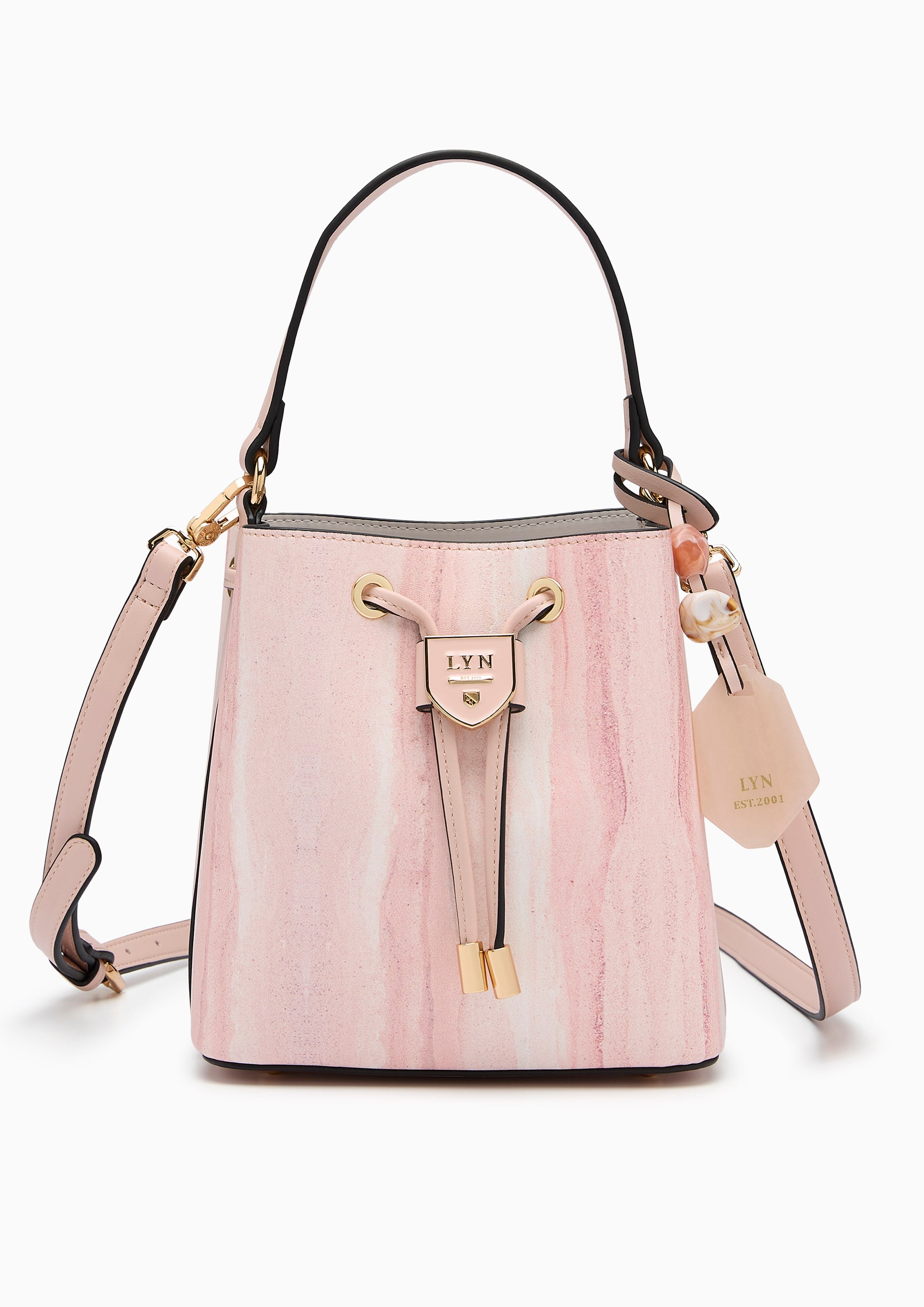 Carina Earthy S Bucket Bag Light Pink