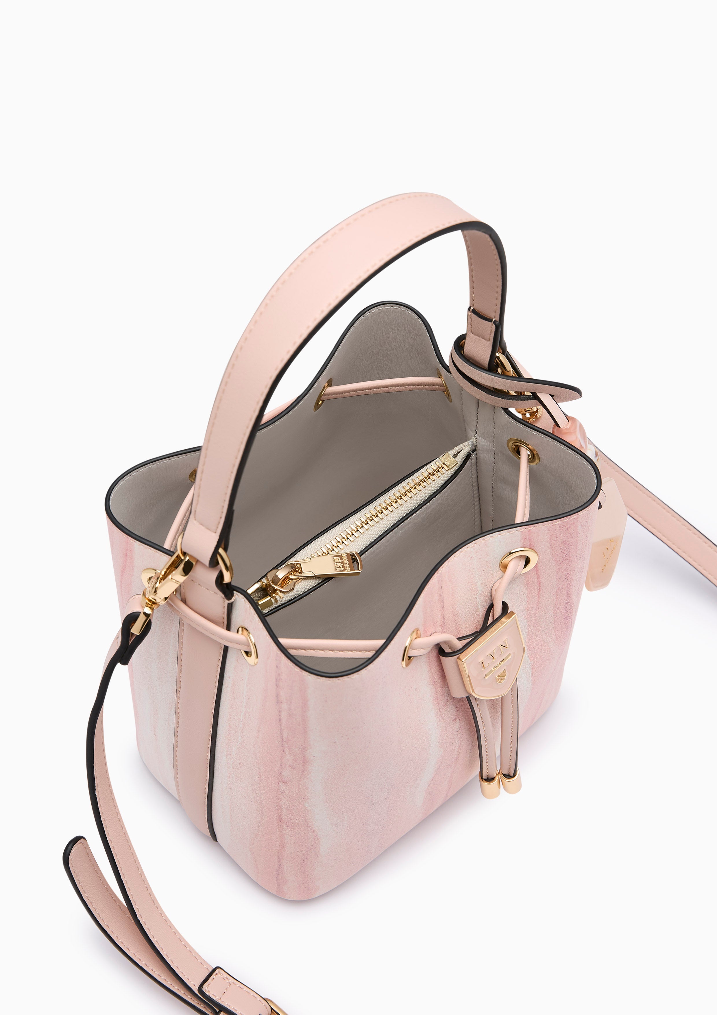Carina Earthy S Bucket Bag Light Pink